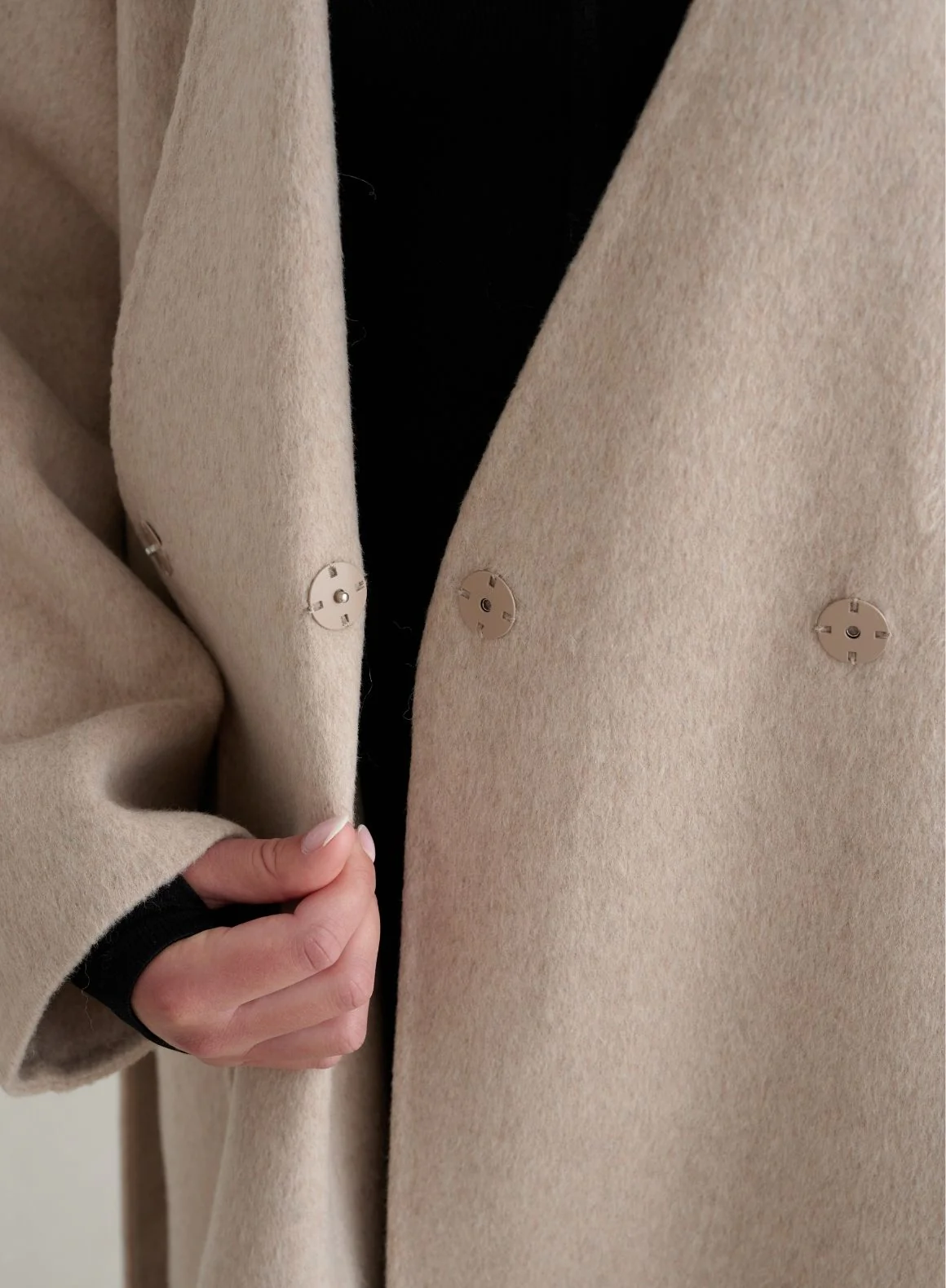 Dark Clay Wool Coat - Image 7