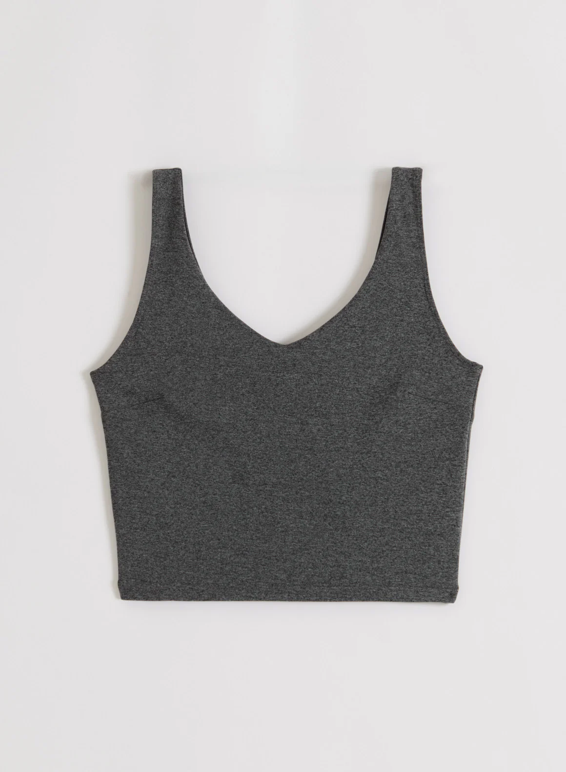 Dark Grey Melange Sense Bralette - Image 4