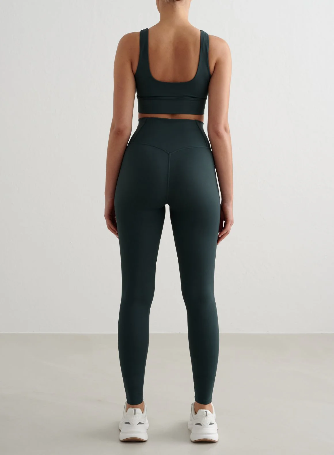 Deep Emerald Core Tights & Bra Set - Image 2