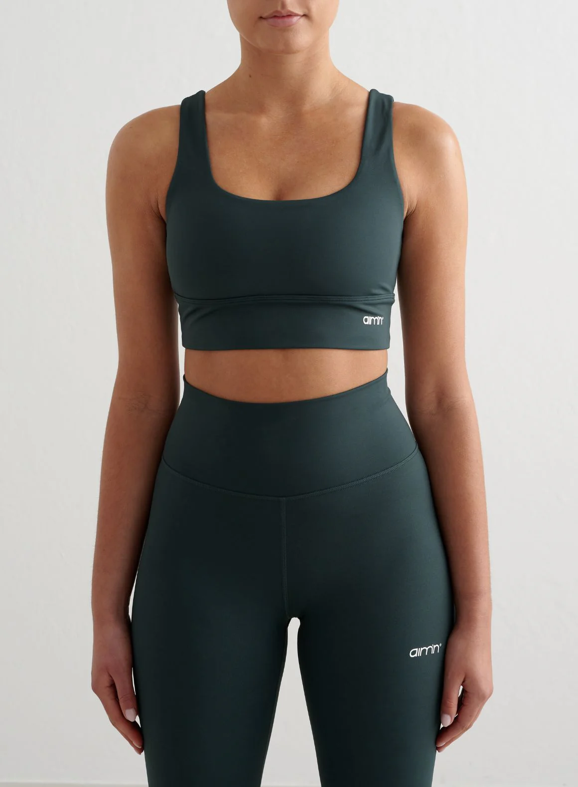 Deep Emerald Core Tights & Bra Set - Image 3