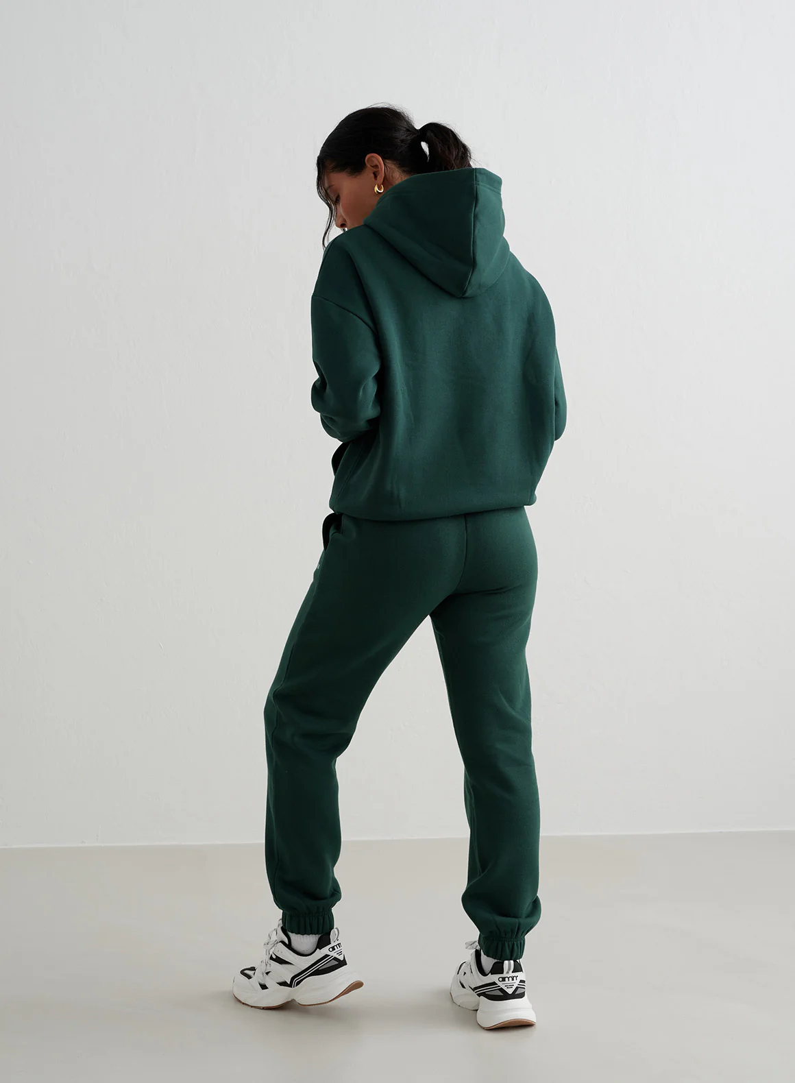 Deep Emerald Varsity Classic Sweatpants - Image 4