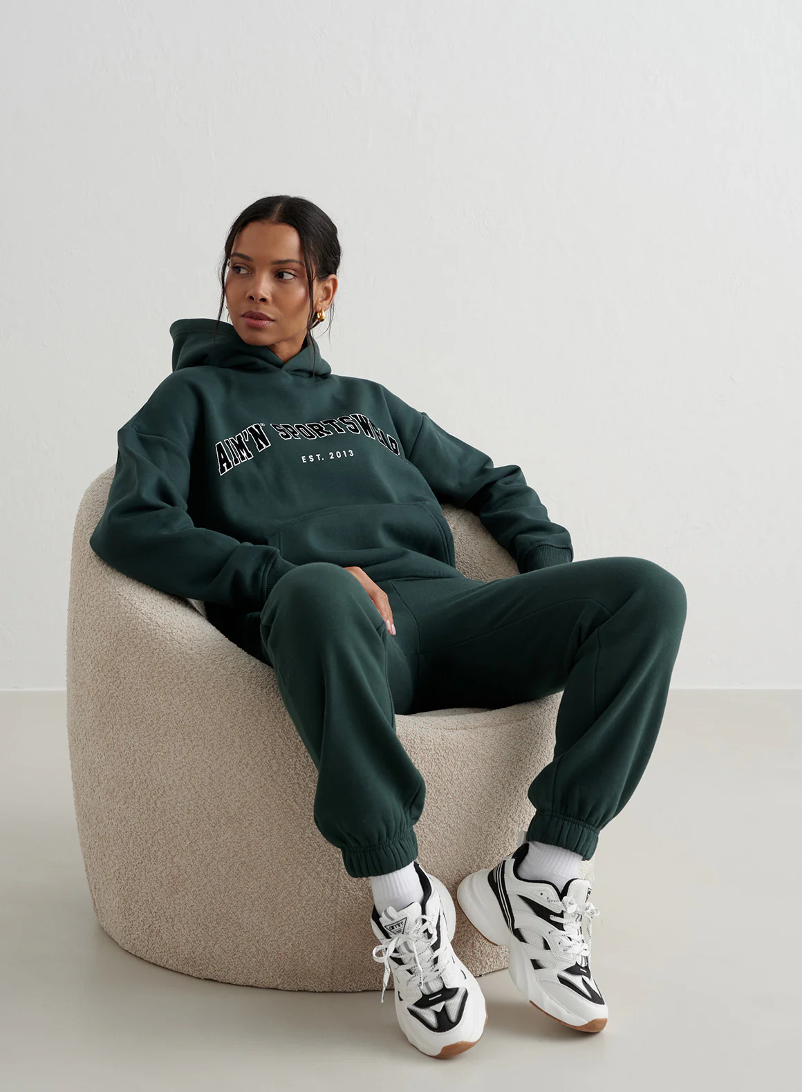 Deep Emerald Varsity Classic Sweatpants - Image 6