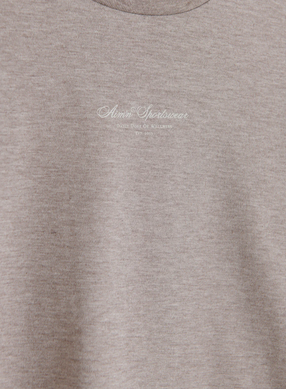 Espresso Melange Script Boxy T-shirt - Image 5
