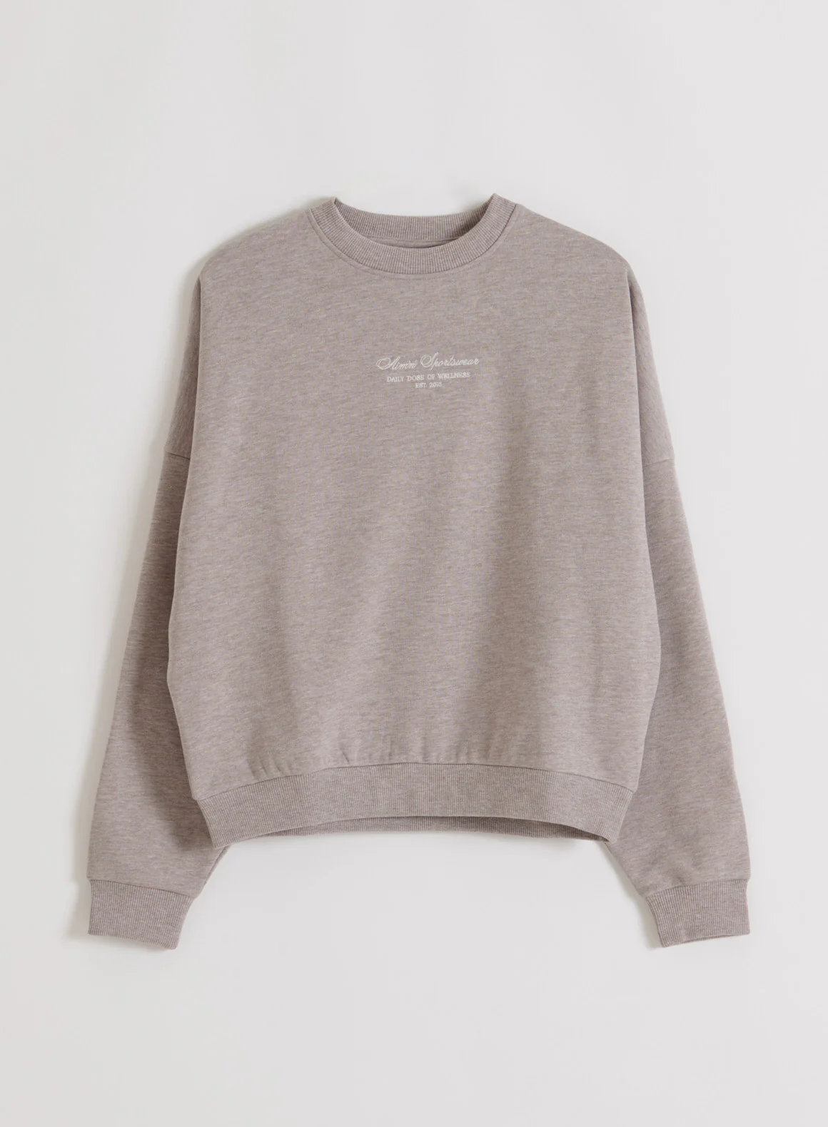 Espresso Melange Script Sweatshirt - Image 4