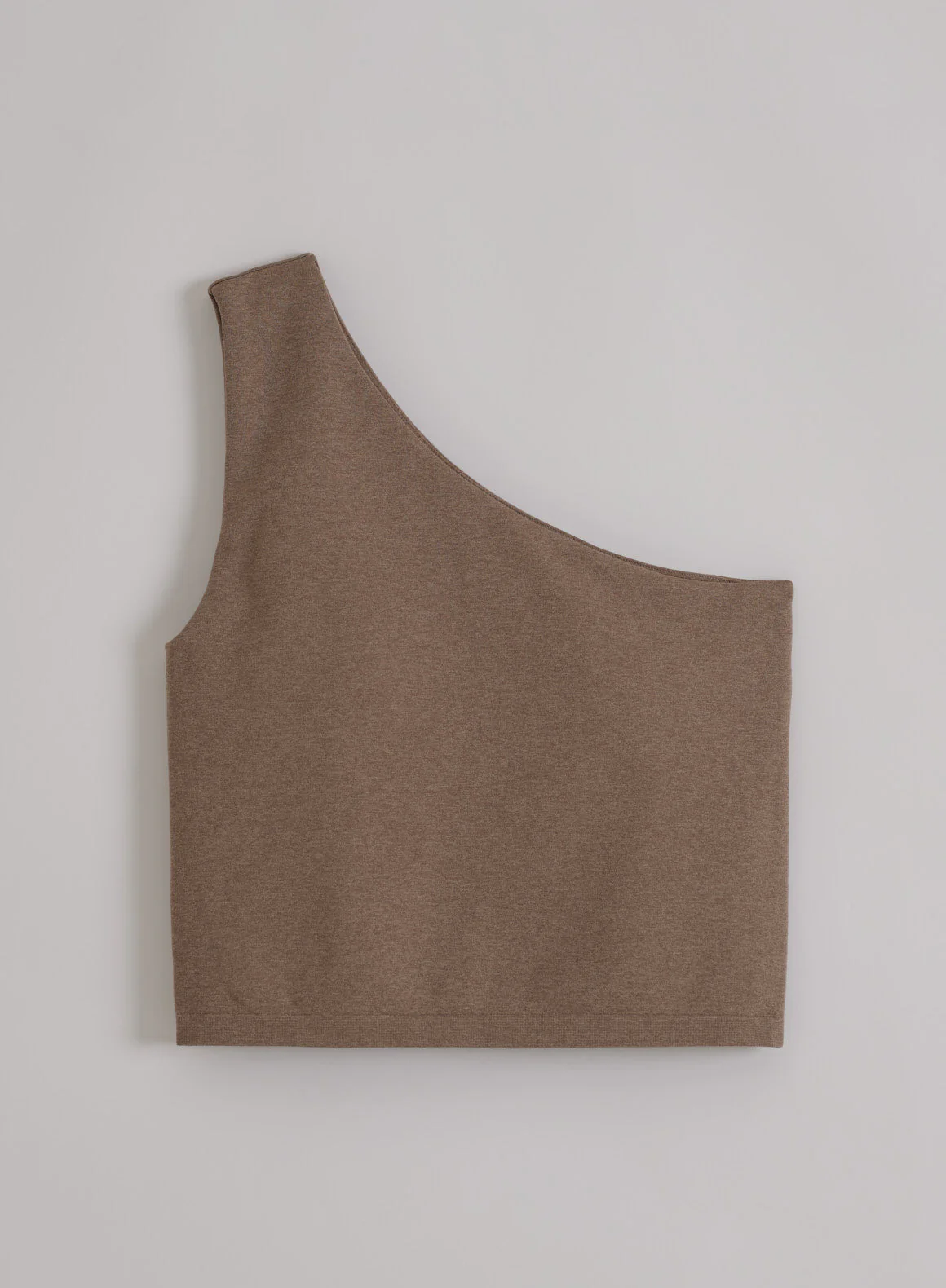 Espresso Melange Shape Seamless One Shoulder Bralette - Image 5