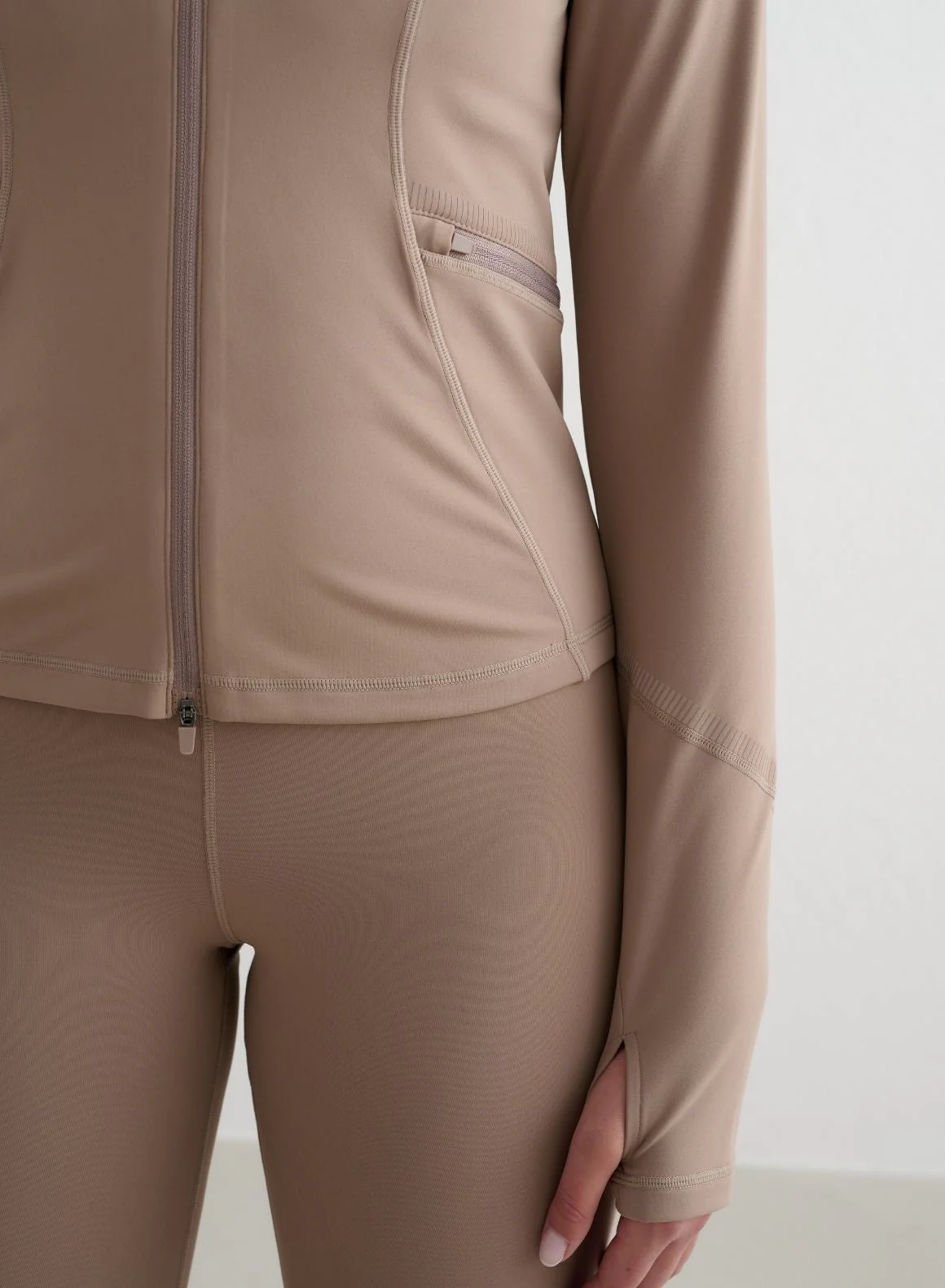 Espresso Reflective Warming Zip Jacket - Image 5