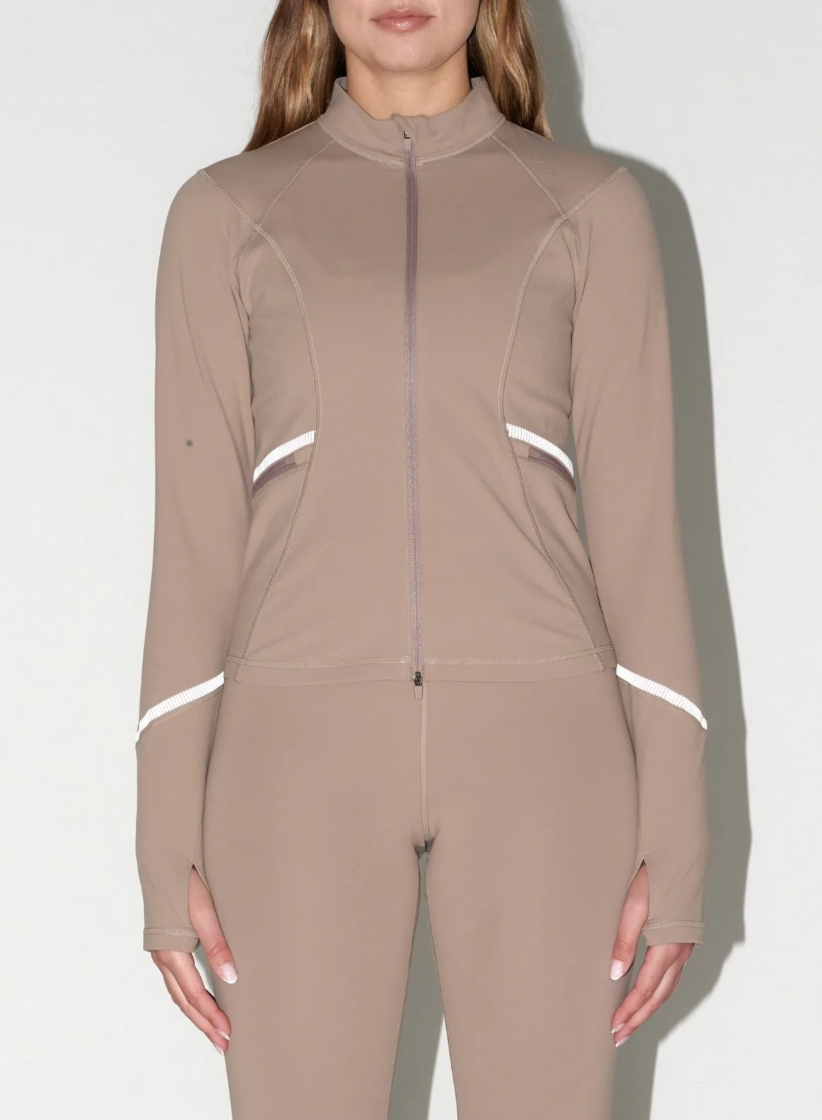 Espresso Reflective Warming Zip Jacket - Image 2