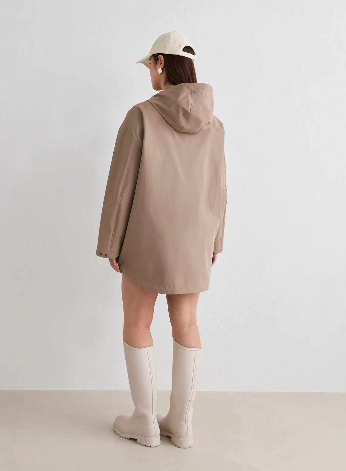 Espresso Waterproof Oversized Anorak - Image 3