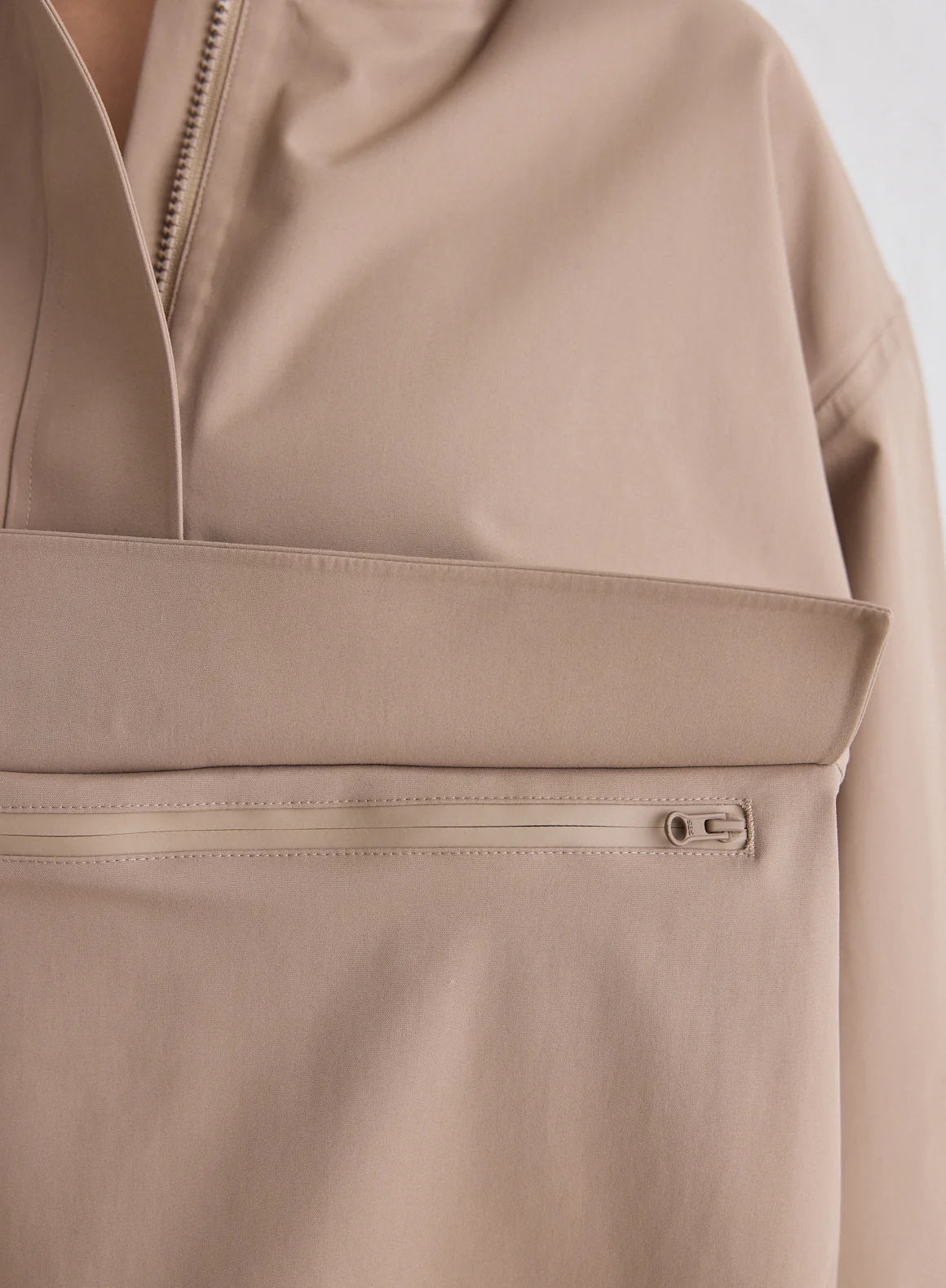 Espresso Waterproof Oversized Anorak - Image 6