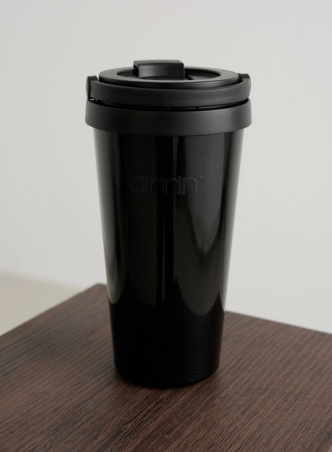 Glossy Black To Go Mug