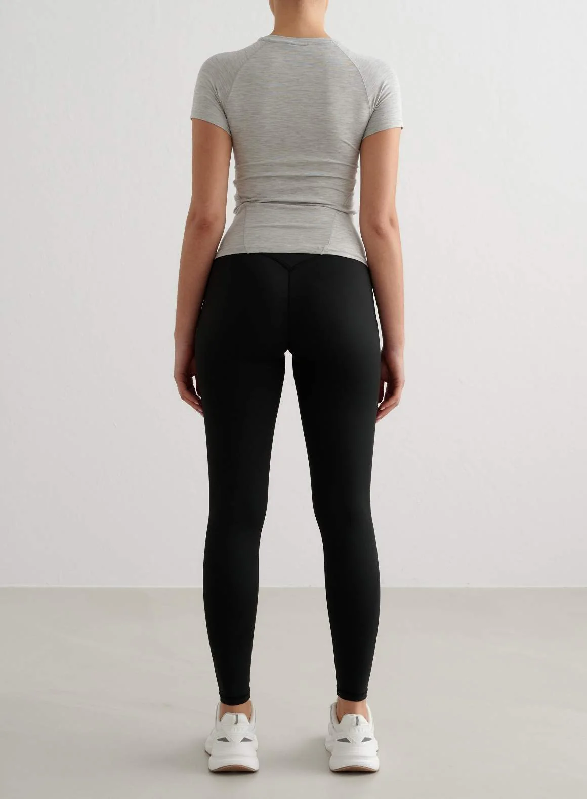 Grey Melange Soft Basic Short Sleeve - Image 4