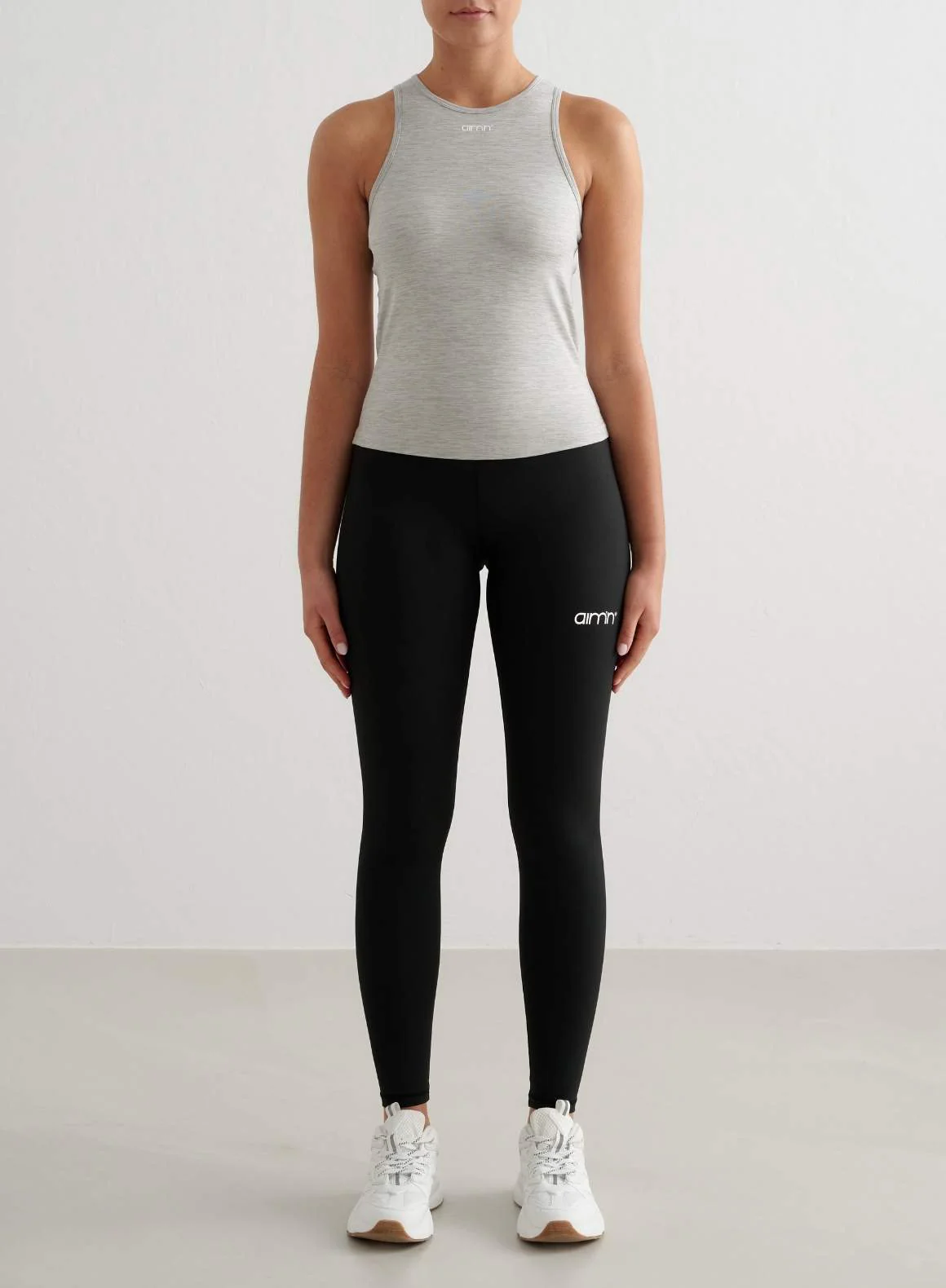 Grey Melange Soft Basic Singlet - Image 3
