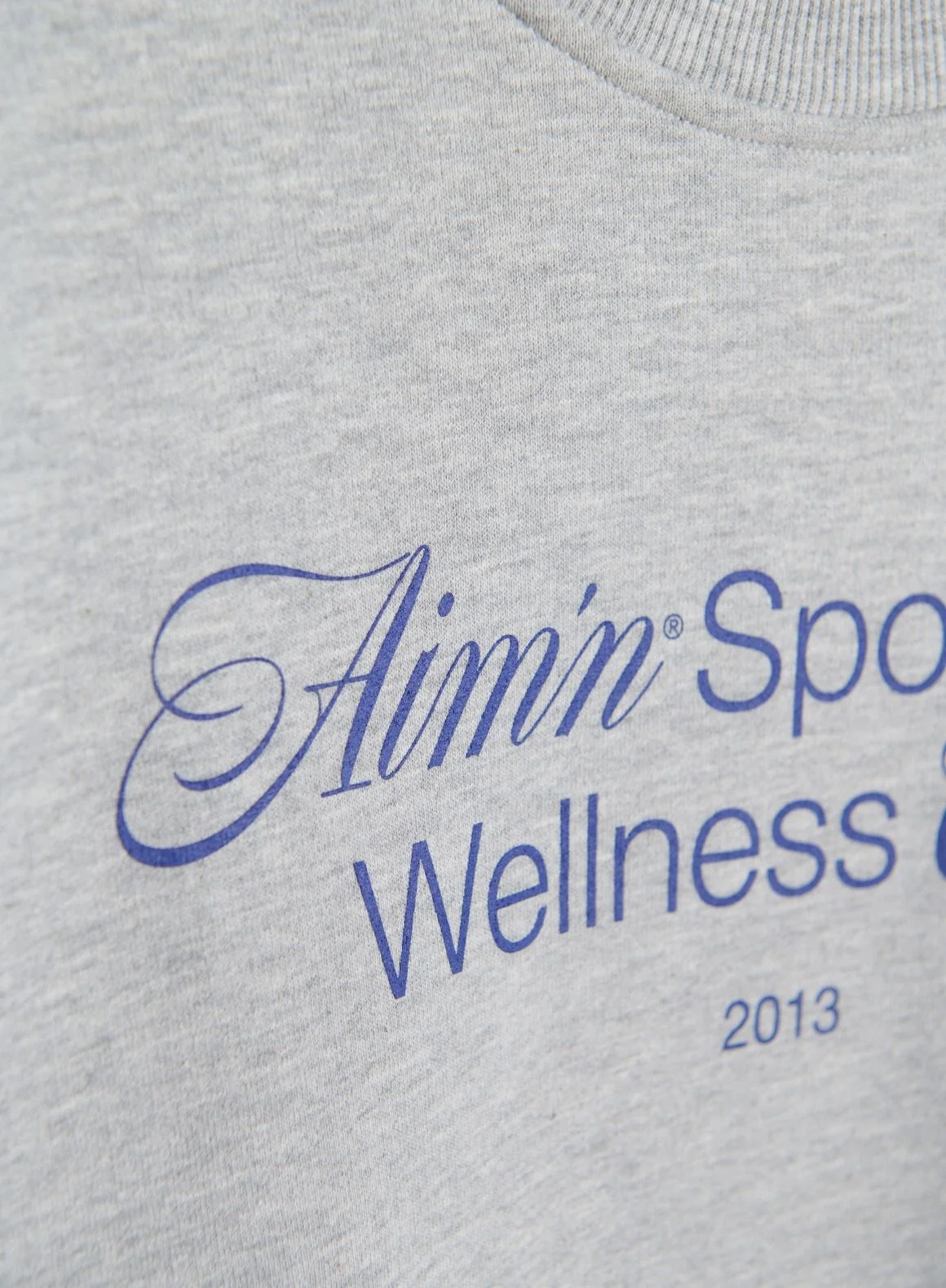 Grey Melange Wellness sweatshirt - Image 5