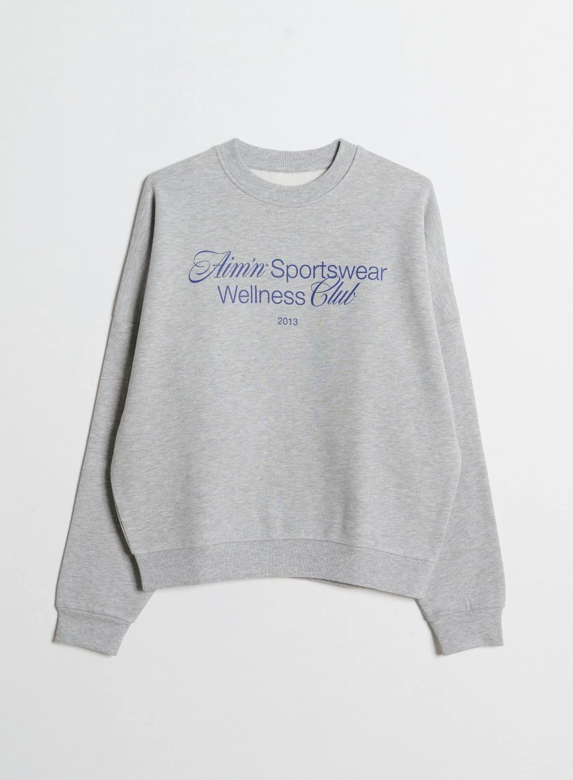 Grey Melange Wellness sweatshirt - Image 6
