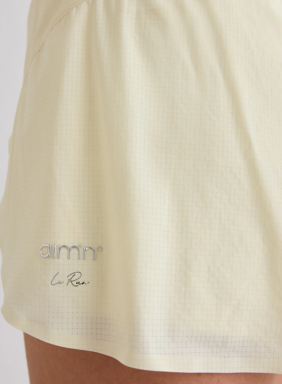 Lemon White Running Shorts - Image 5