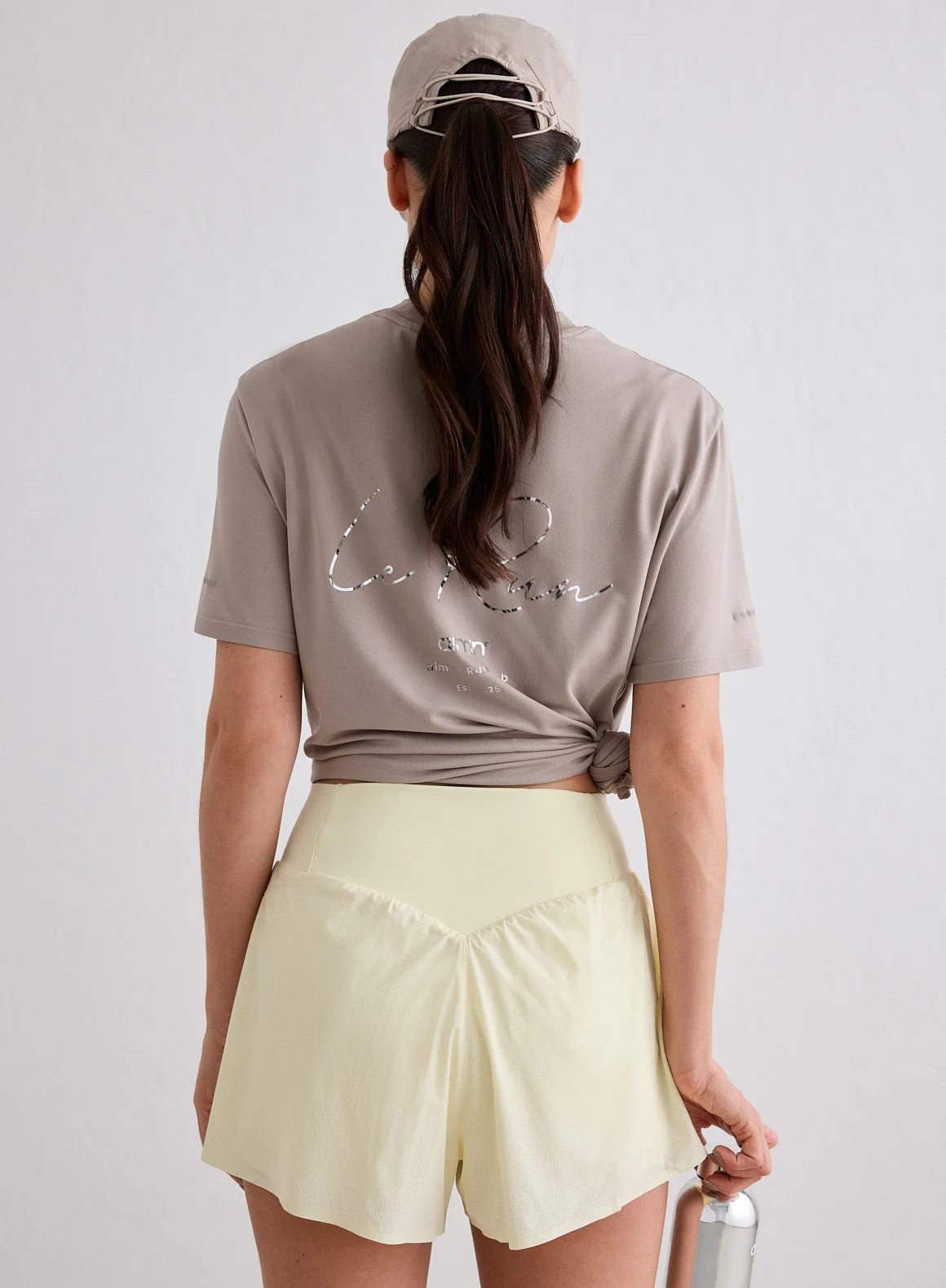 Lemon White Running Shorts - Image 6