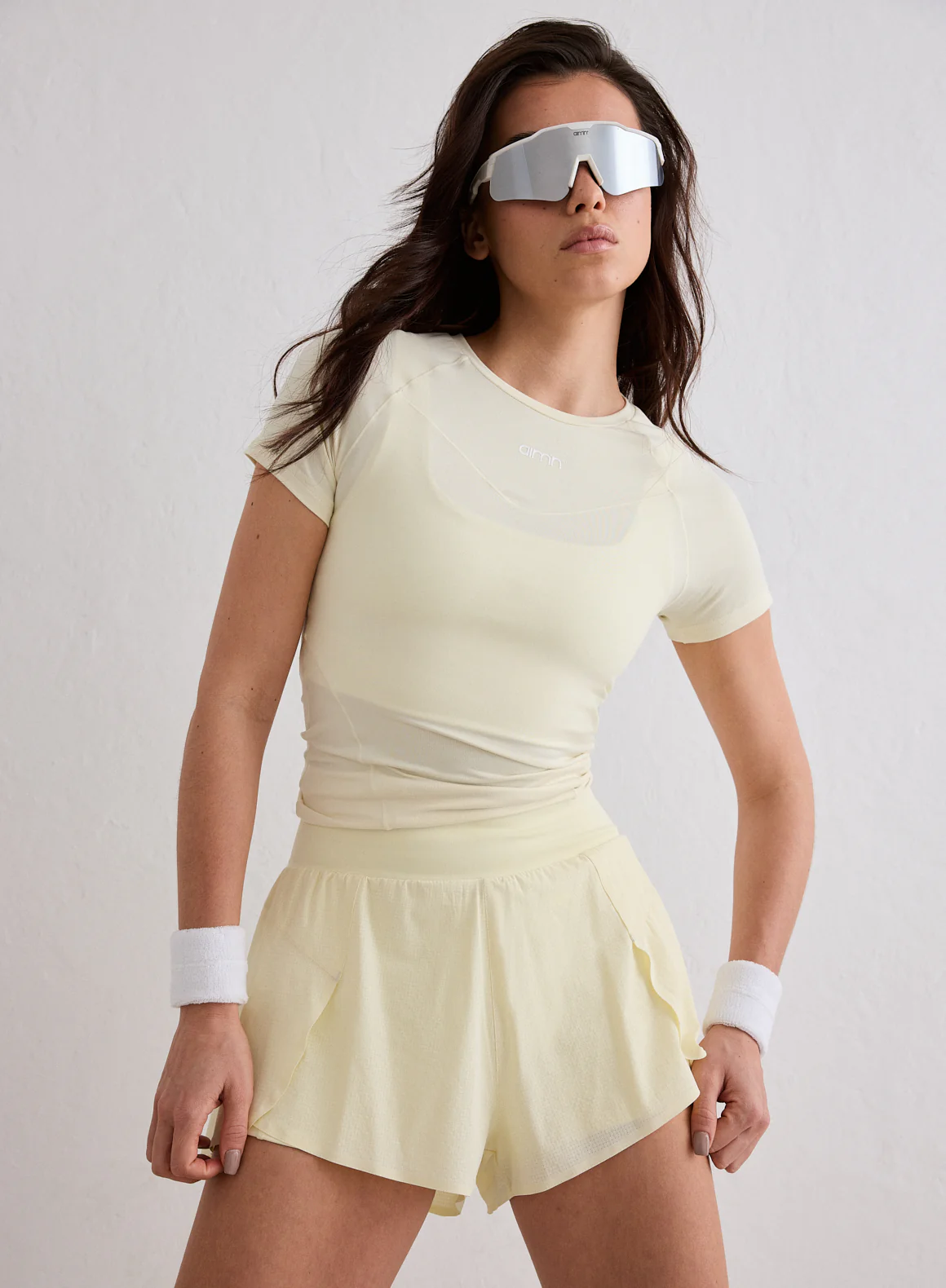 Lemon White Soft Basic Short Sleeve