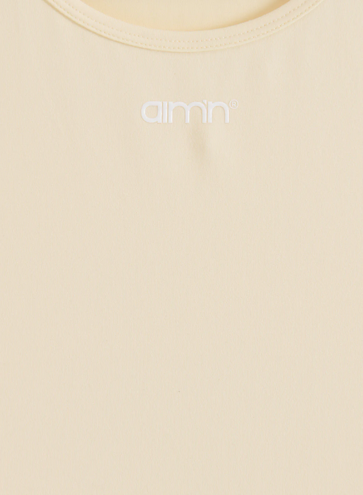 Lemon White Soft Basic Singlet - Image 4