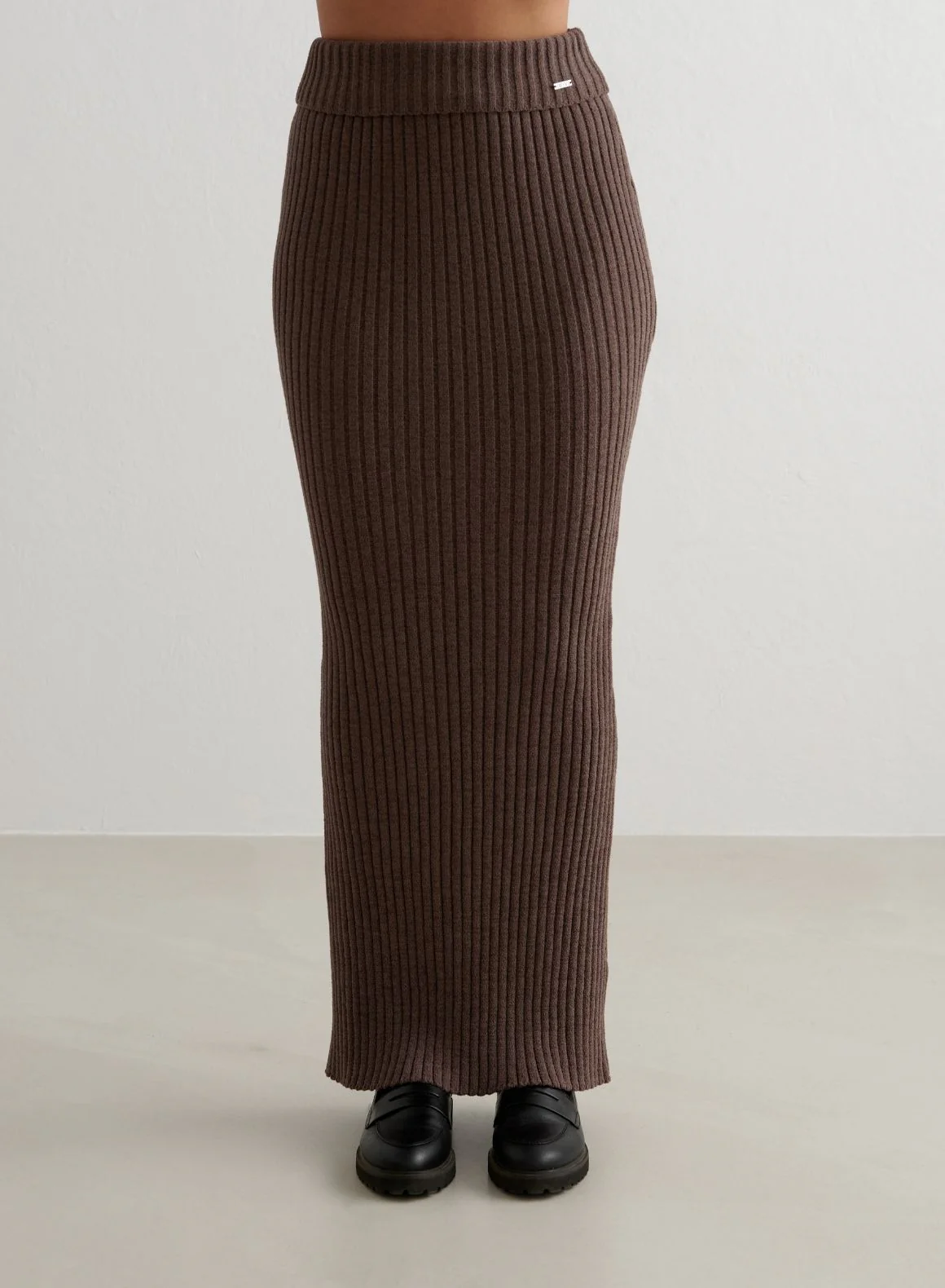 Macchiato Rib Knit Sweater & Skirt Set - Image 5