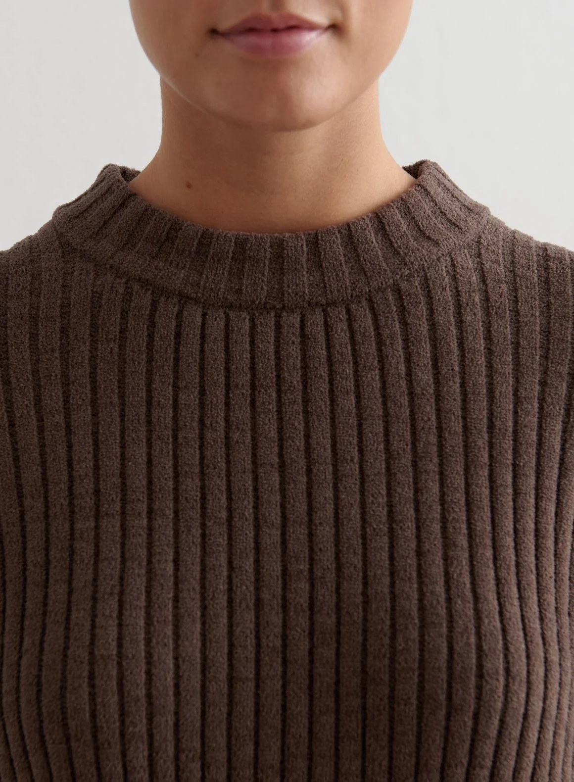 Macchiato Rib Knit Sweater & Skirt Set - Image 6