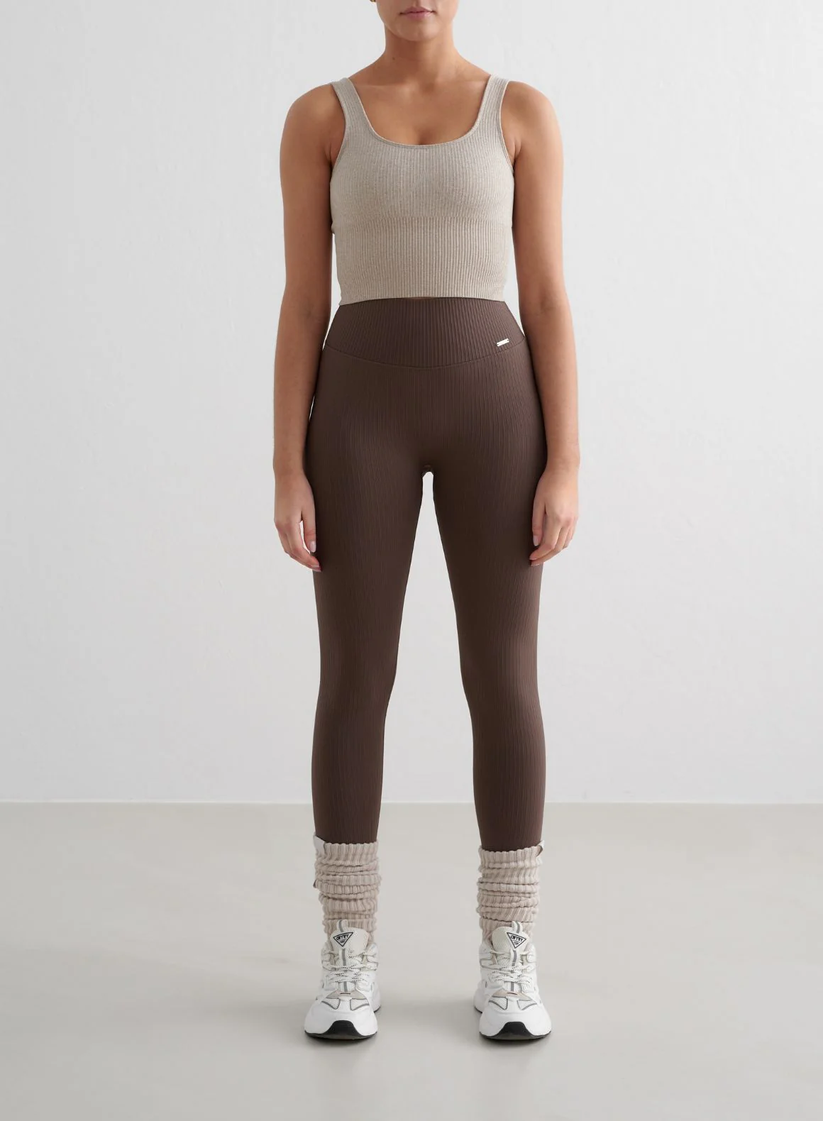 Macchiato Ribbed Seamless Tall Tights - Image 3