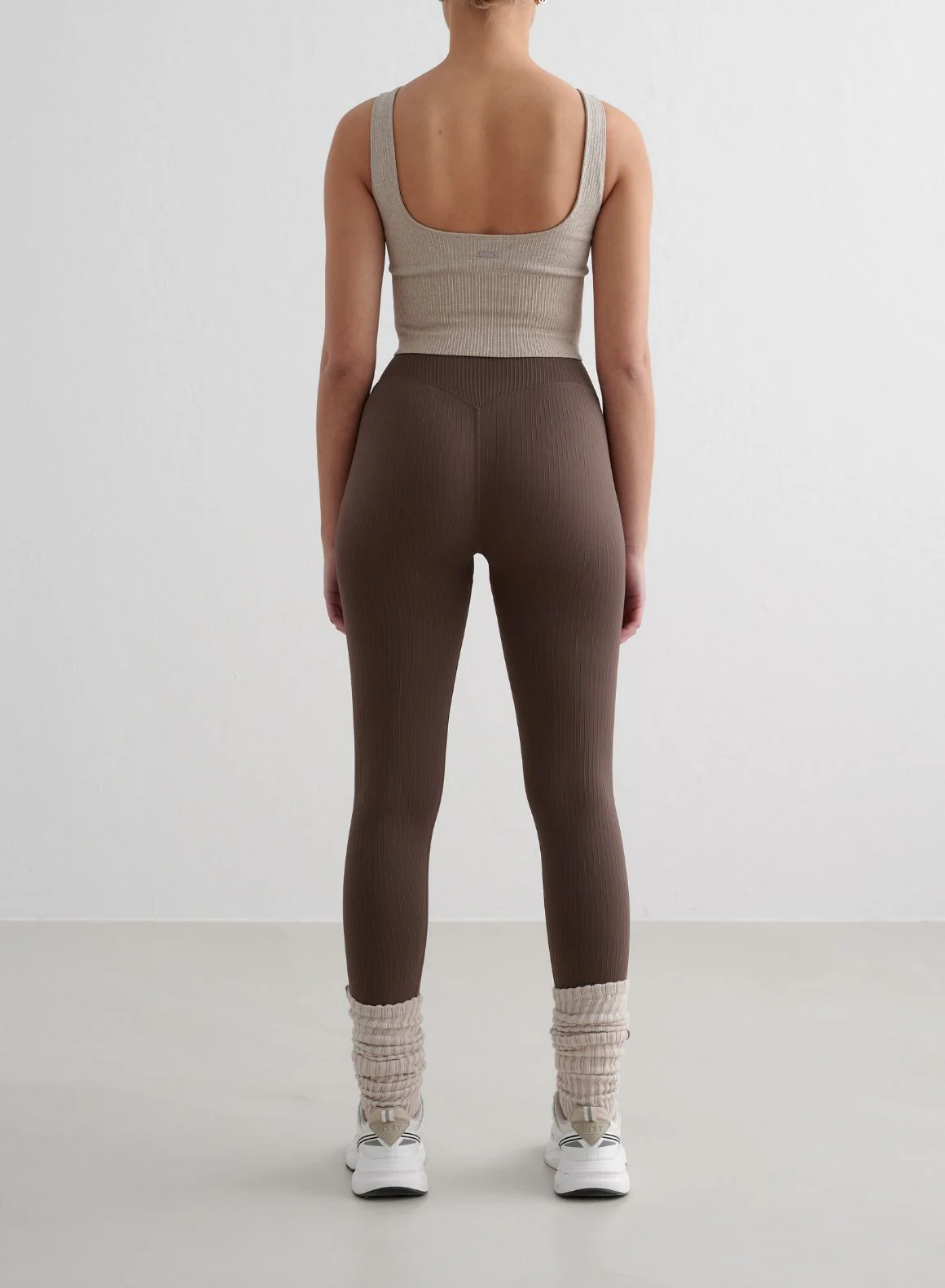 Macchiato Ribbed Seamless Tall Tights - Image 4