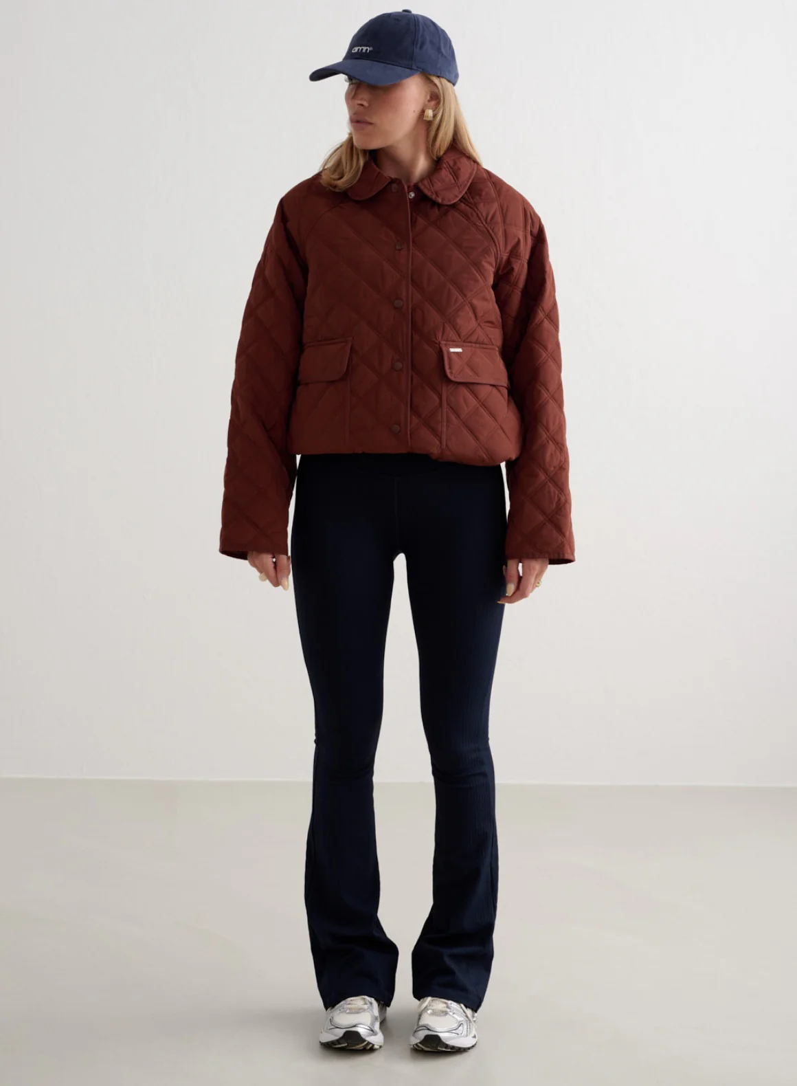 Mahogany Quilted Femme Jacket - Image 5