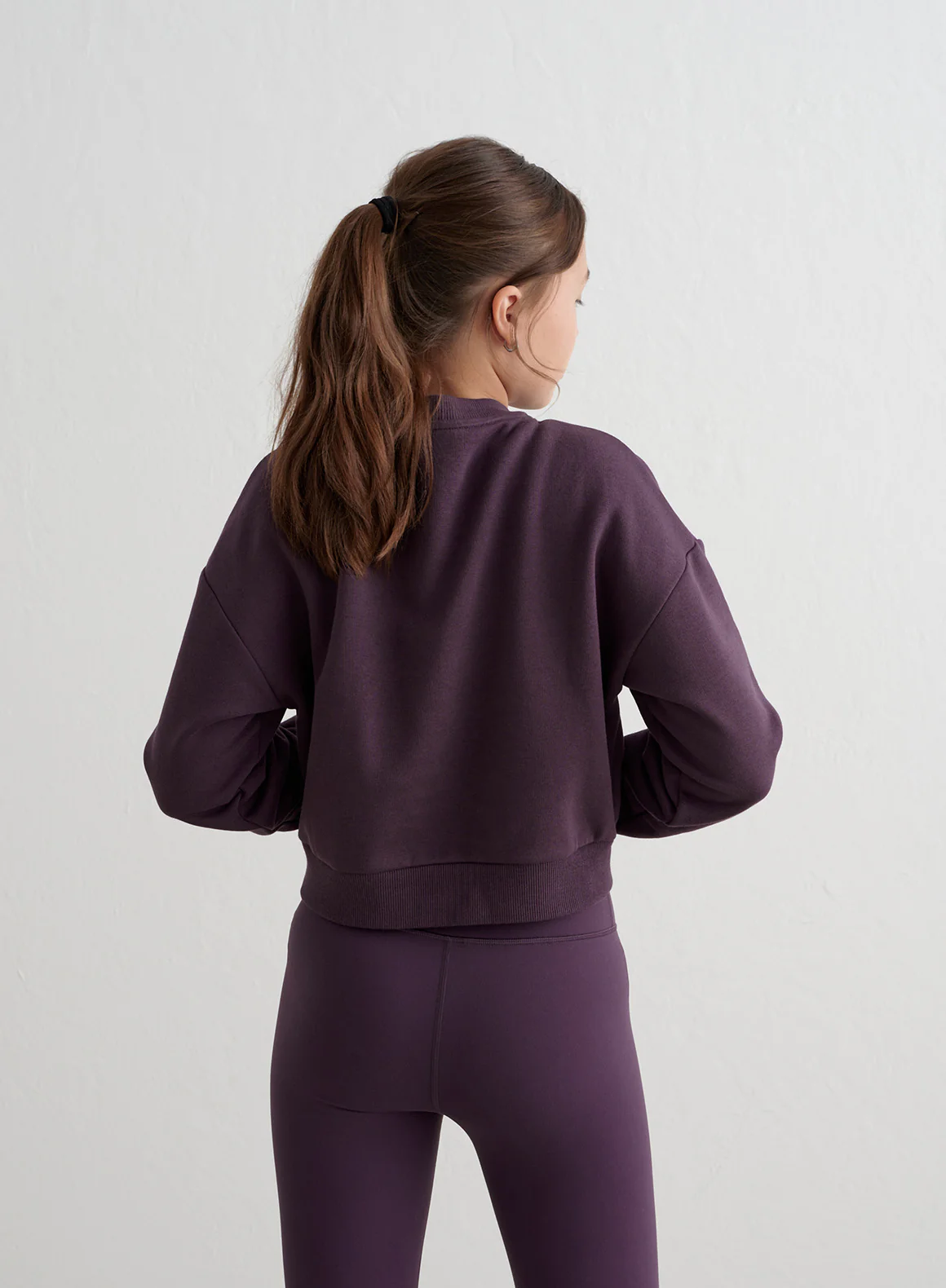 Midnight Plum Young Varsity Sweatshirt - Image 5