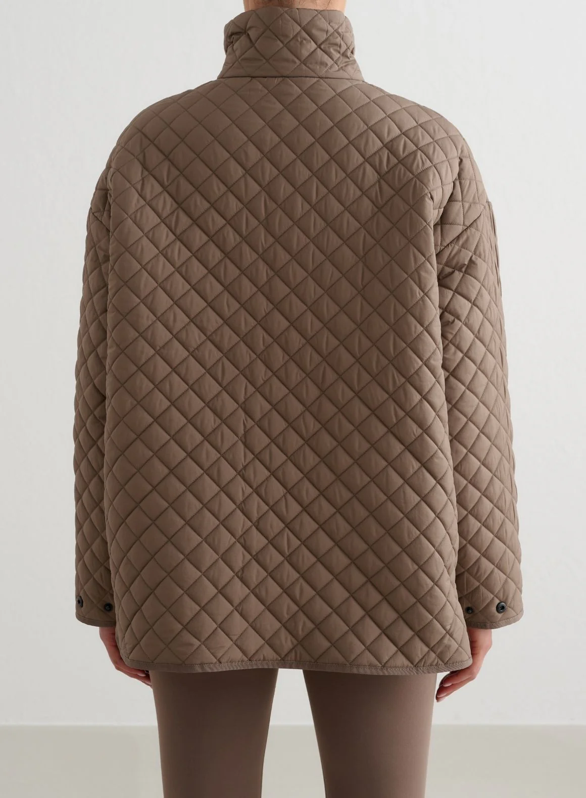 Nougat Oversized Quilted Jacket - Image 4