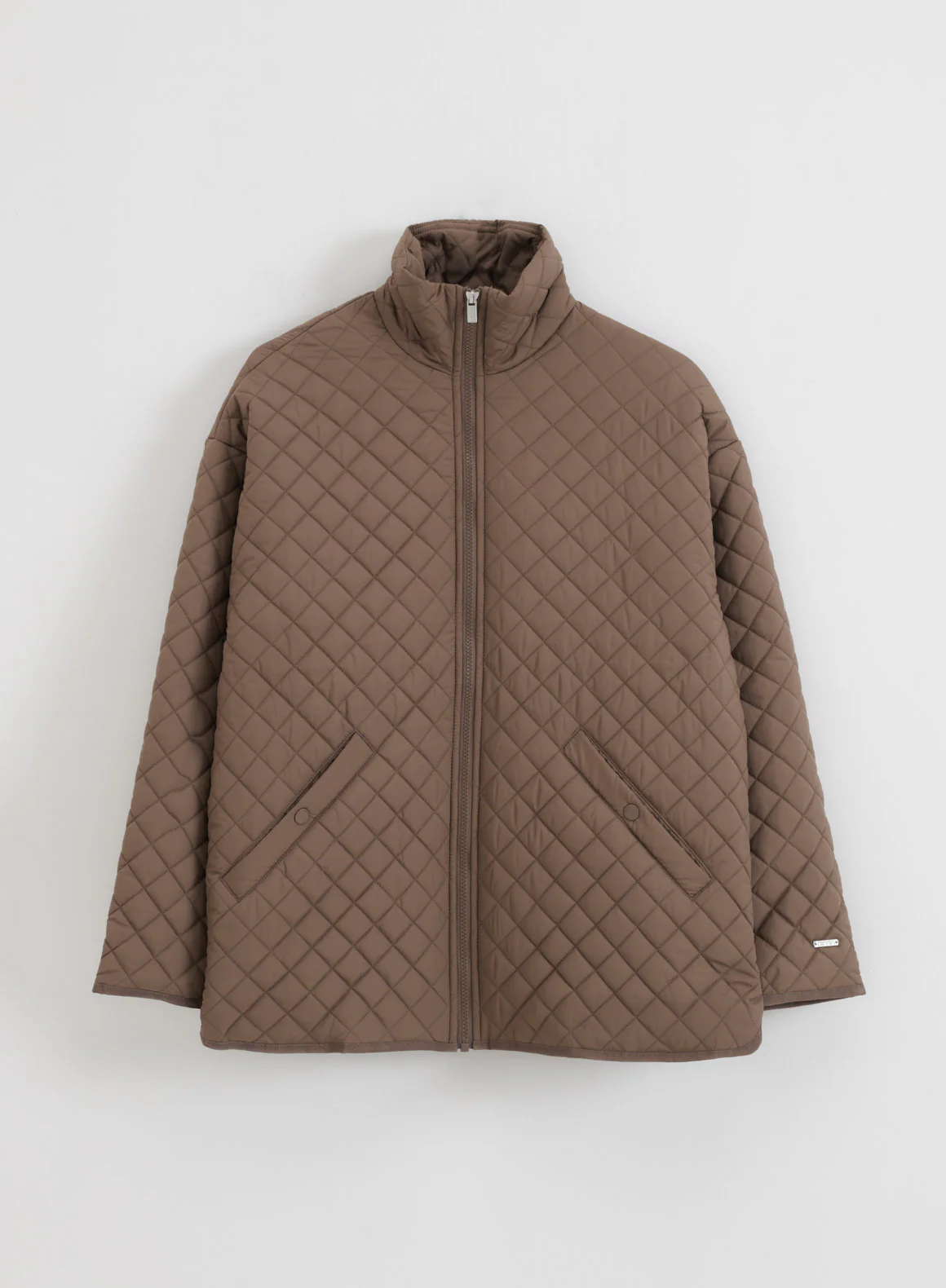 Nougat Oversized Quilted Jacket - Image 7