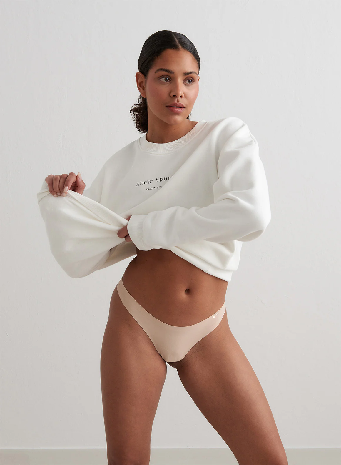 Nude Beige Invisible Thong 3-Pack - Image 3