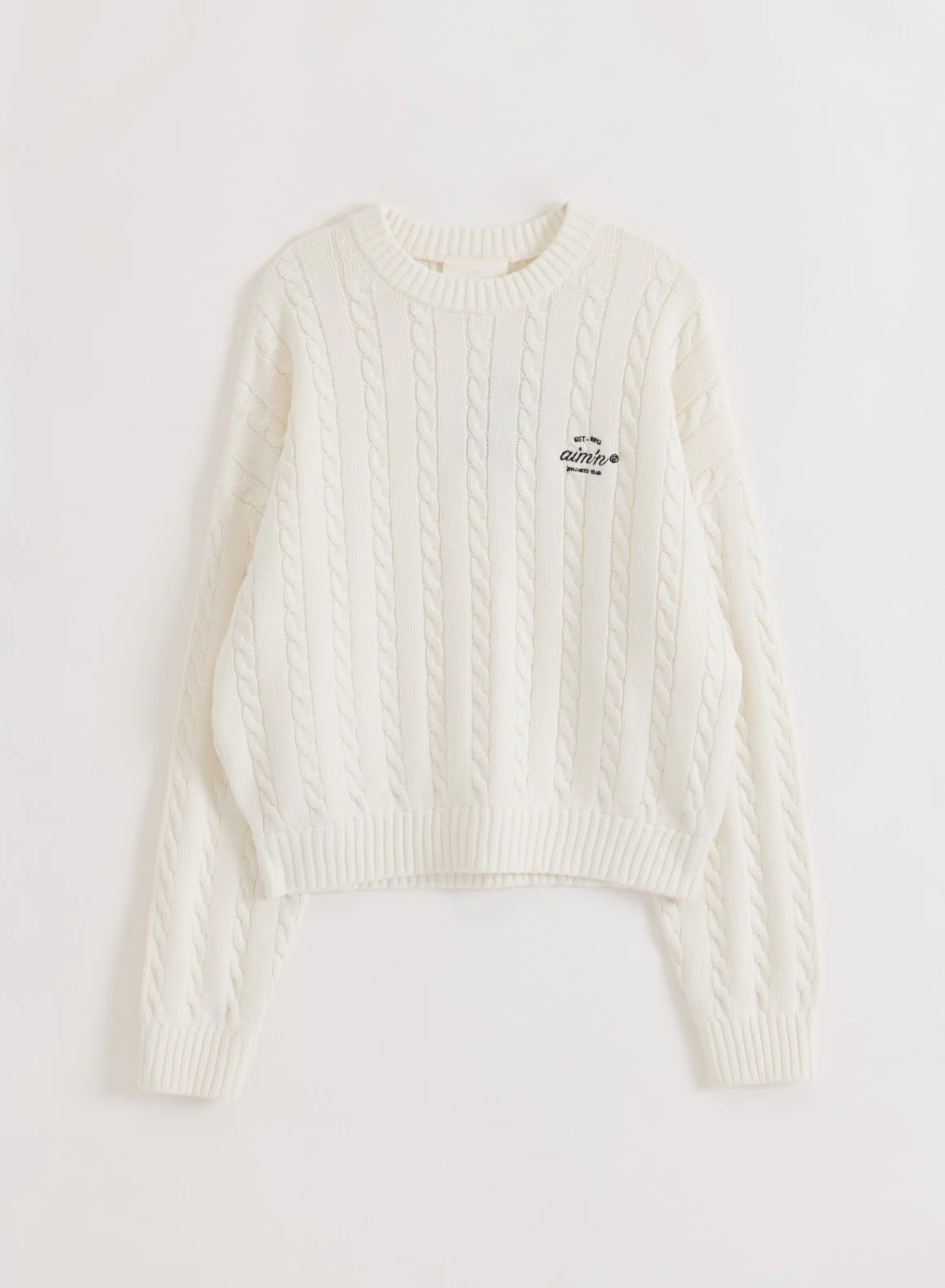 Off White Club Cable Knit Sweater - Image 7