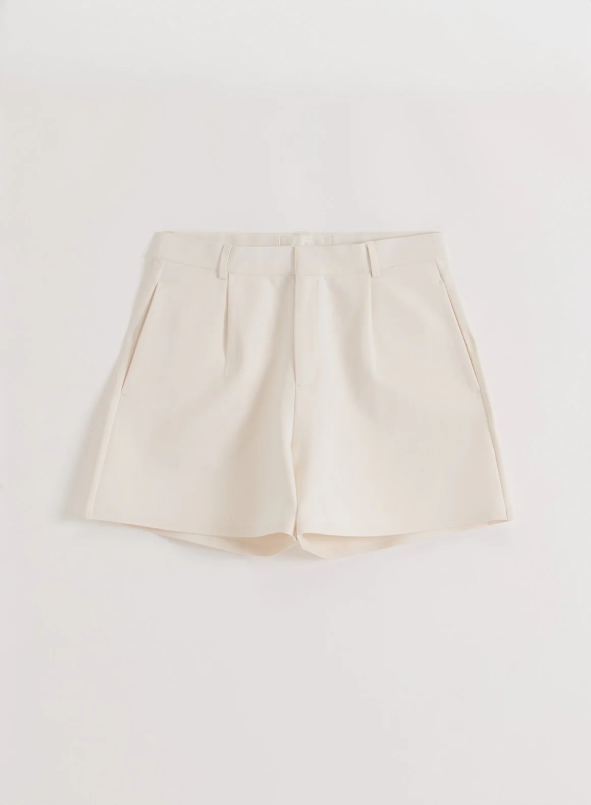 Off White Luxe Bermuda Shorts - Image 5