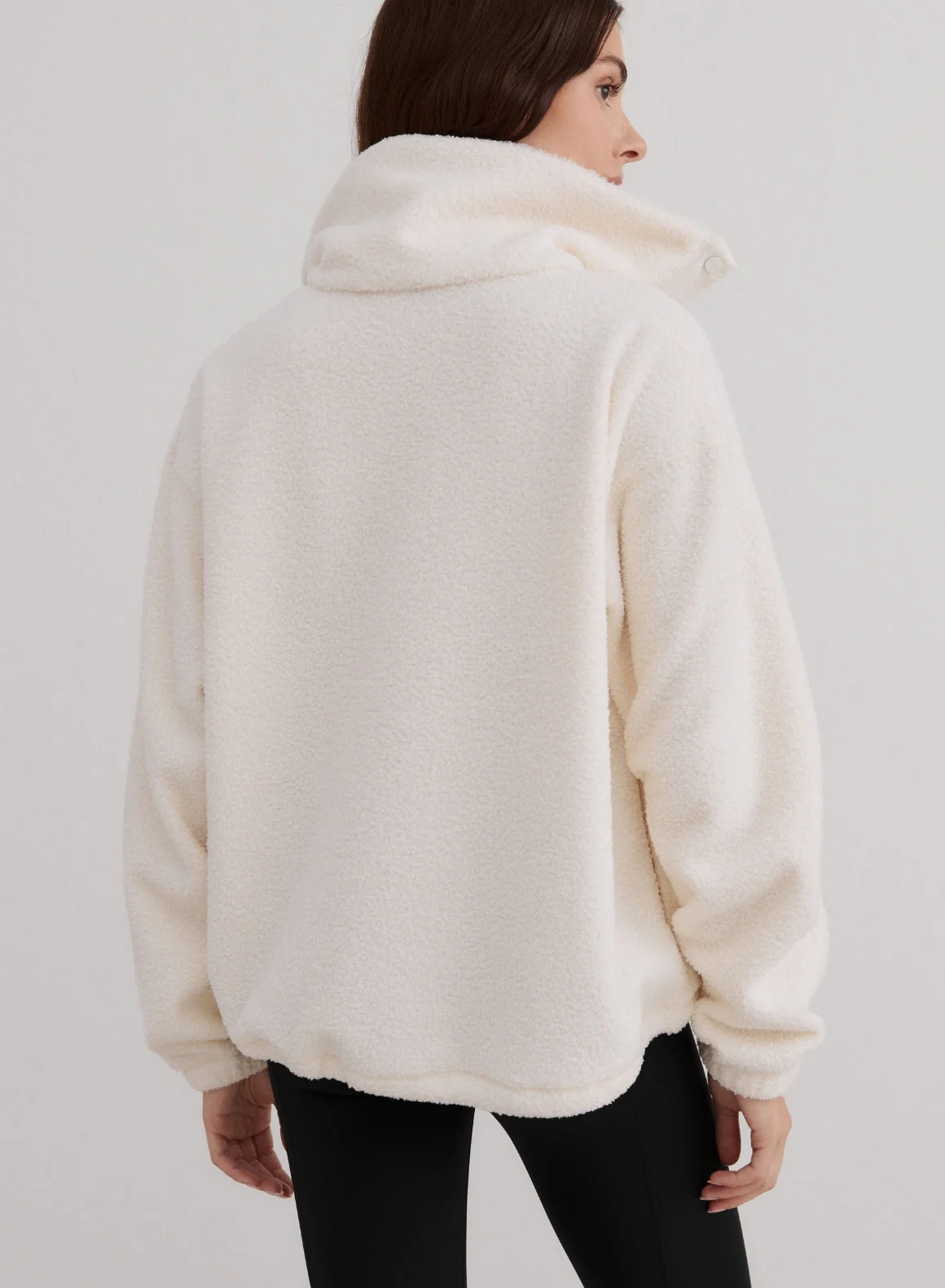 Off White Polar Fleece Long Sleeve - Image 5