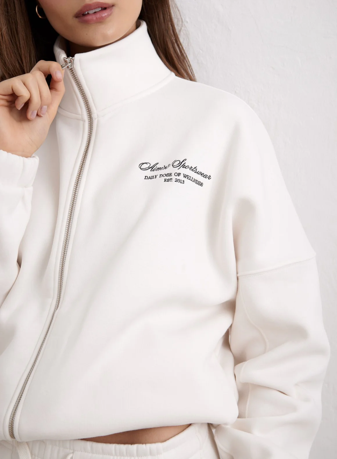 Off White Script Zip Jacket - Image 5