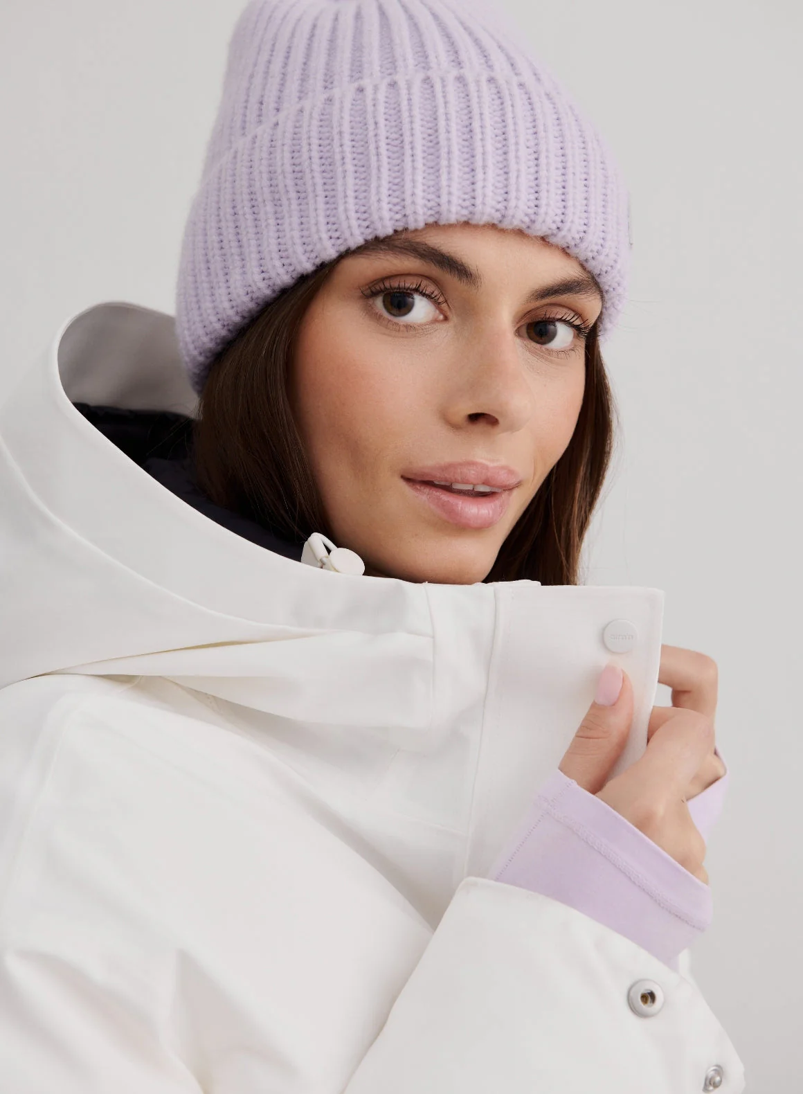 Pale Lavender Chunky Beanie - Image 3