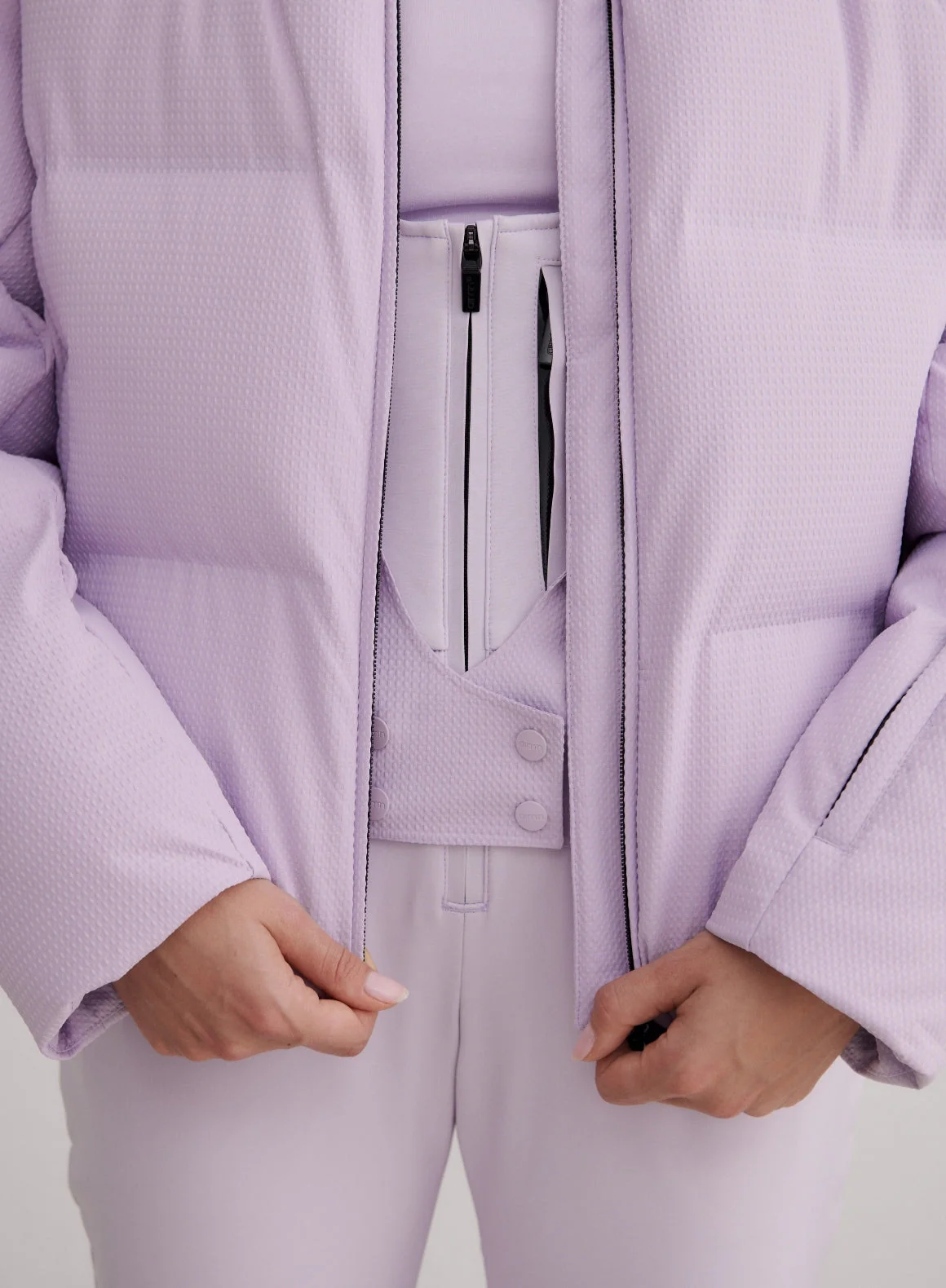 Pale Lavender Cortina Puffer Jacket - Image 10
