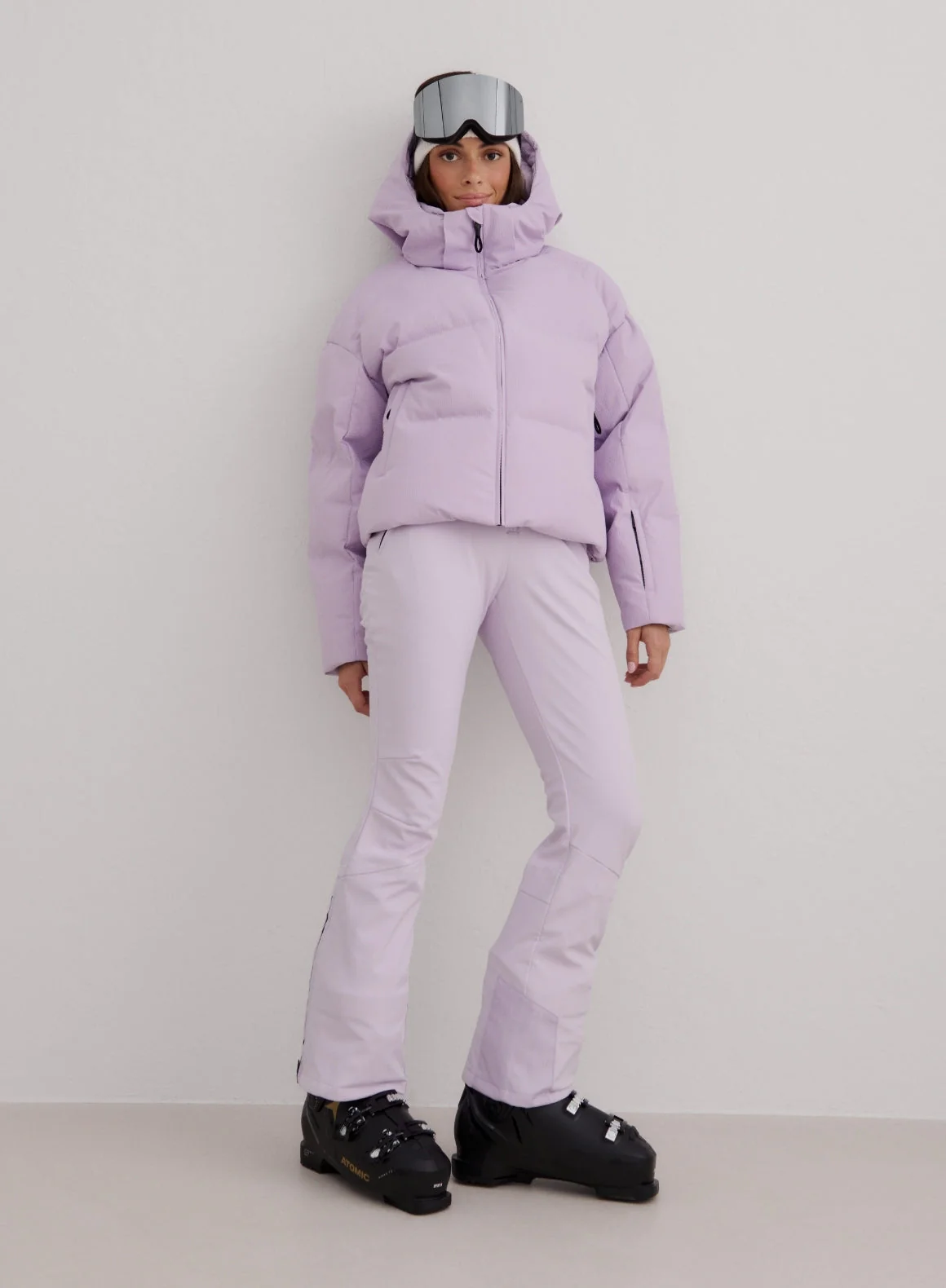 Pale Lavender Cortina Puffer Jacket - Image 3