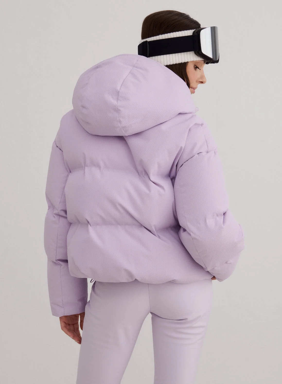 Pale Lavender Cortina Puffer Jacket - Image 5