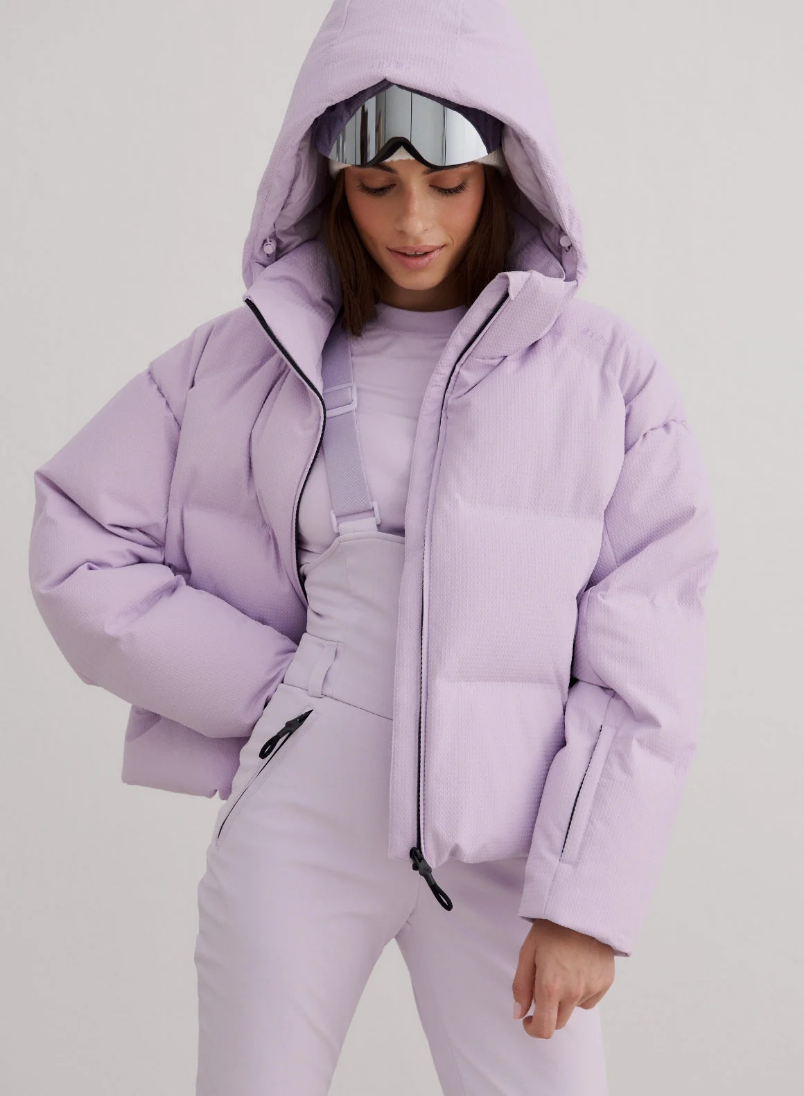 Pale Lavender Cortina Puffer Jacket - Image 6