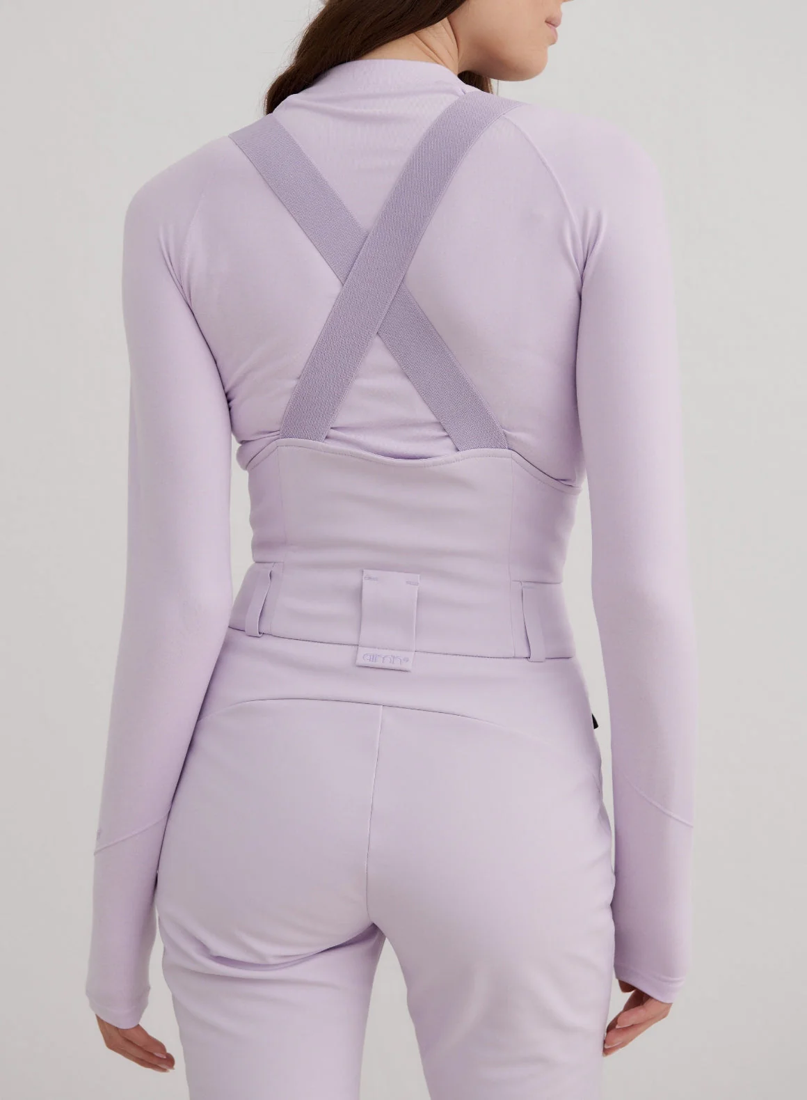 Pale Lavender Stretch Thermo Bib Pants - Image 7