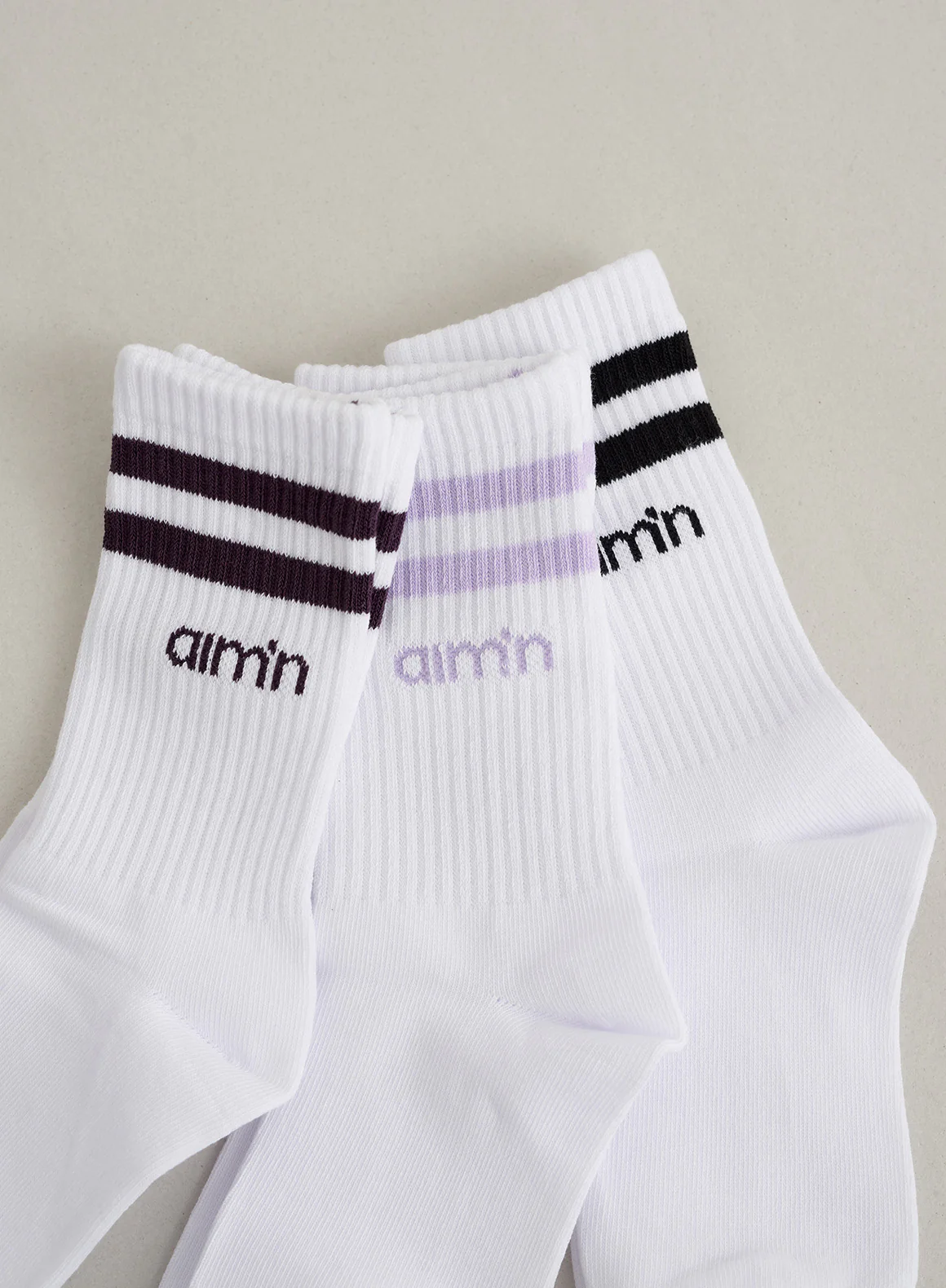 Pale Lavender Young Aim High Socks 3-pack - Image 4