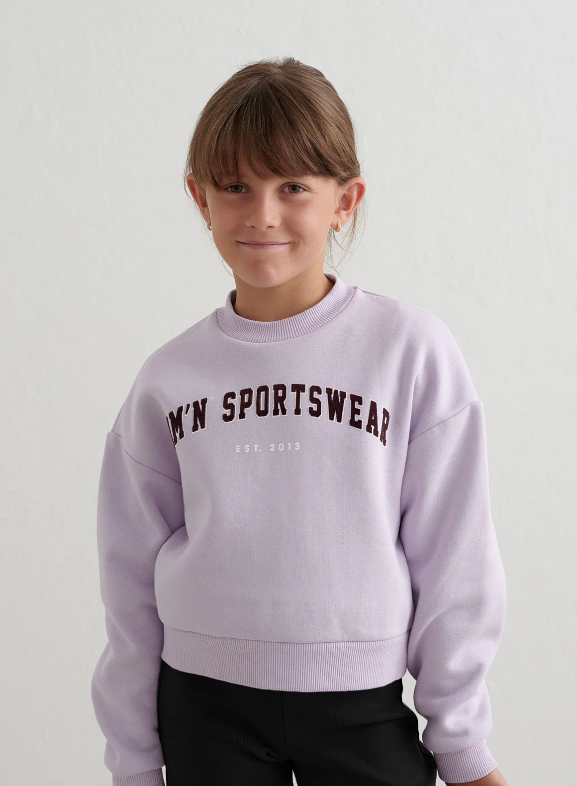 Pale Lavender Young Varsity Sweatshirt - Image 3