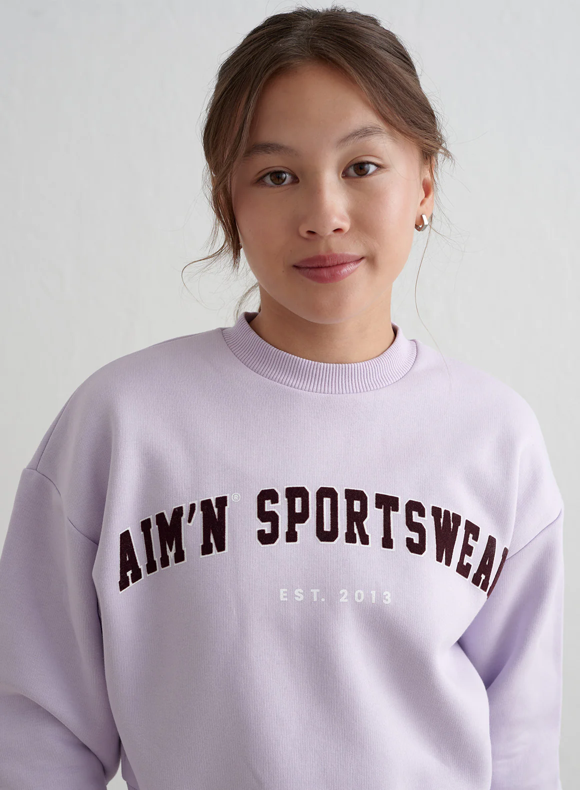 Pale Lavender Young Varsity Sweatshirt - Image 6
