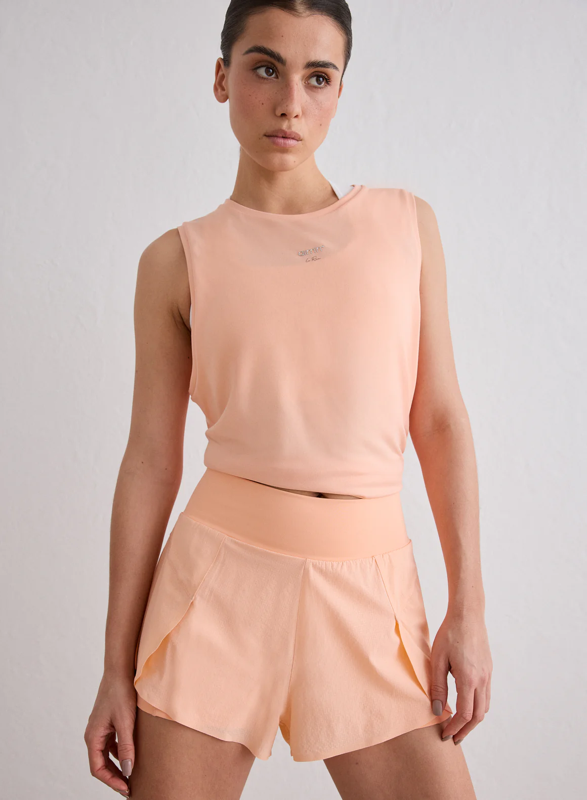Peach Running Shorts