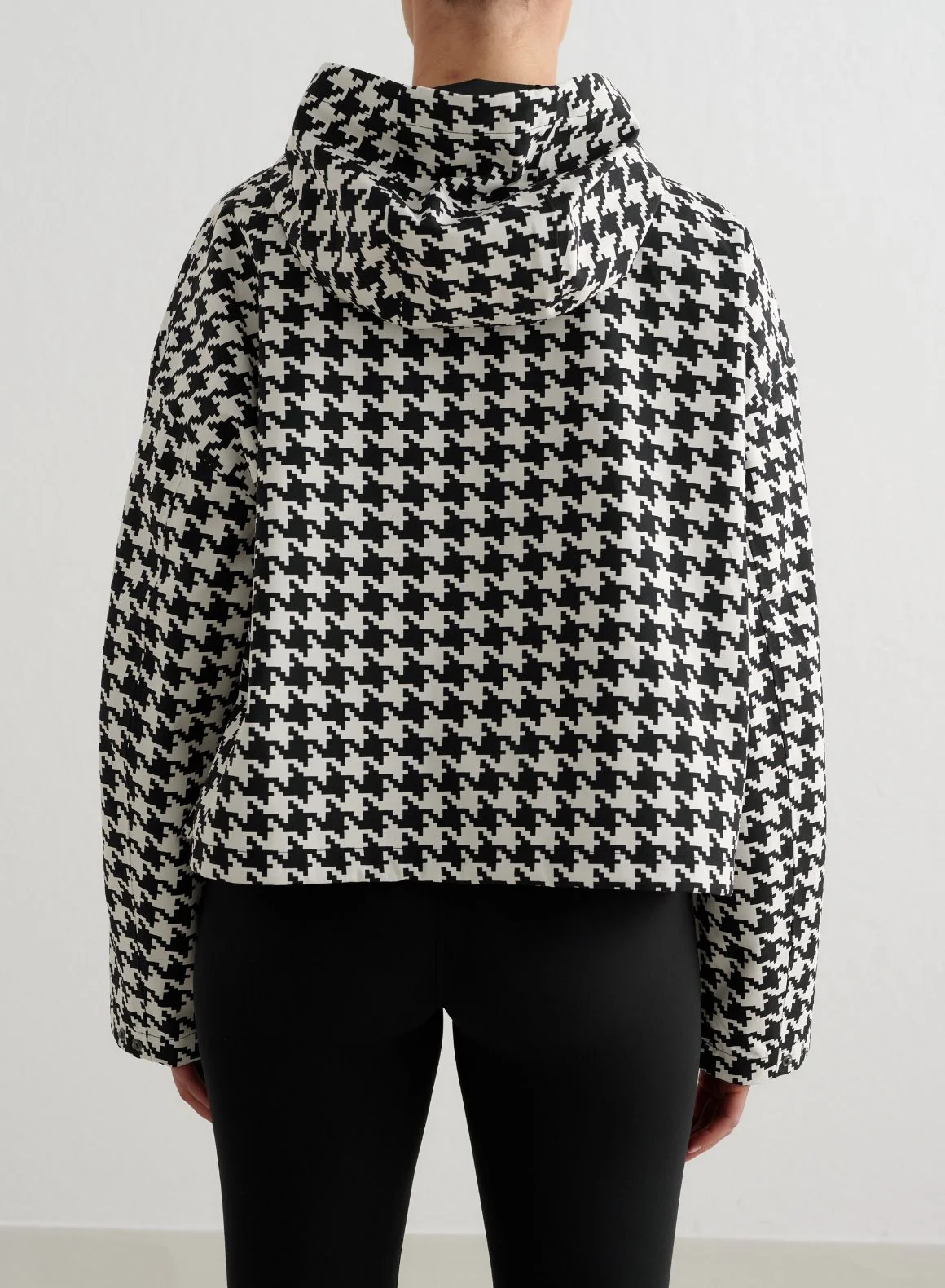 Pepita Cropped Waterproof Anorak - Image 4