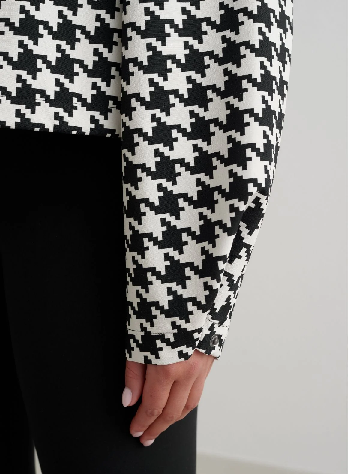 Pepita Cropped Waterproof Anorak - Image 6