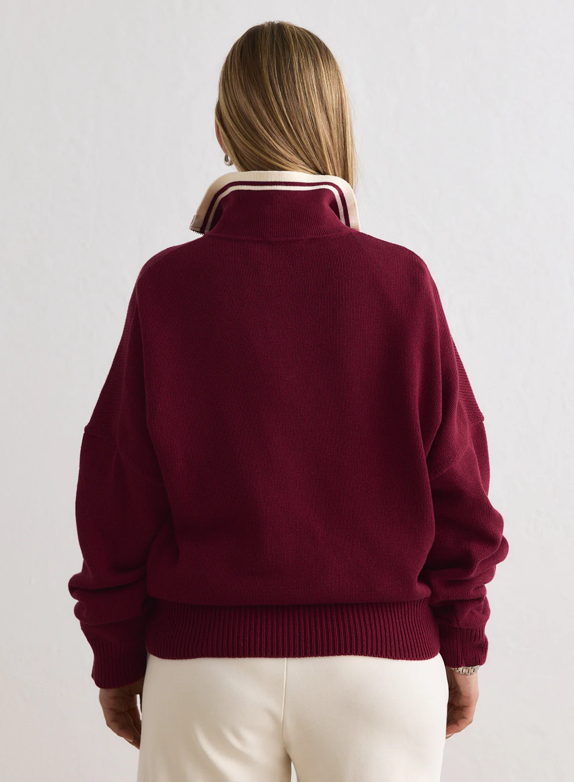 Ruby Cotton Knit Half Zip - Image 3