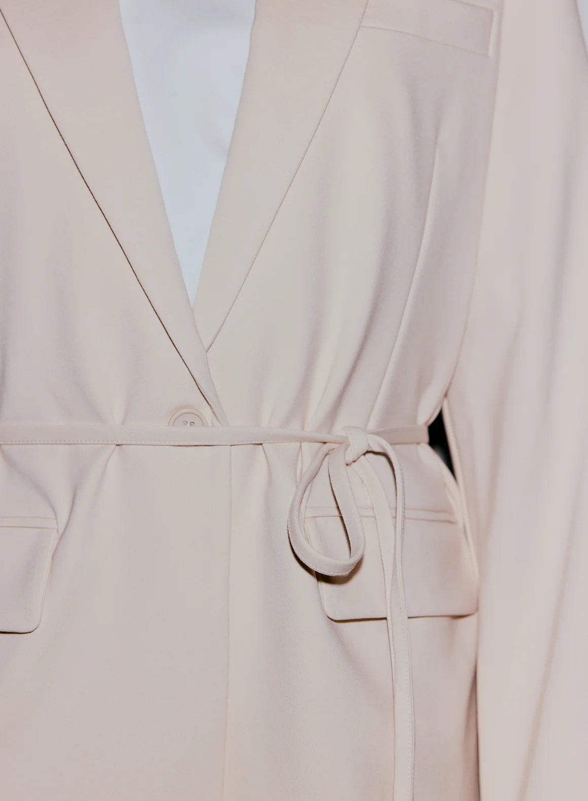 Sand Luxe Relaxed Blazer - Image 4
