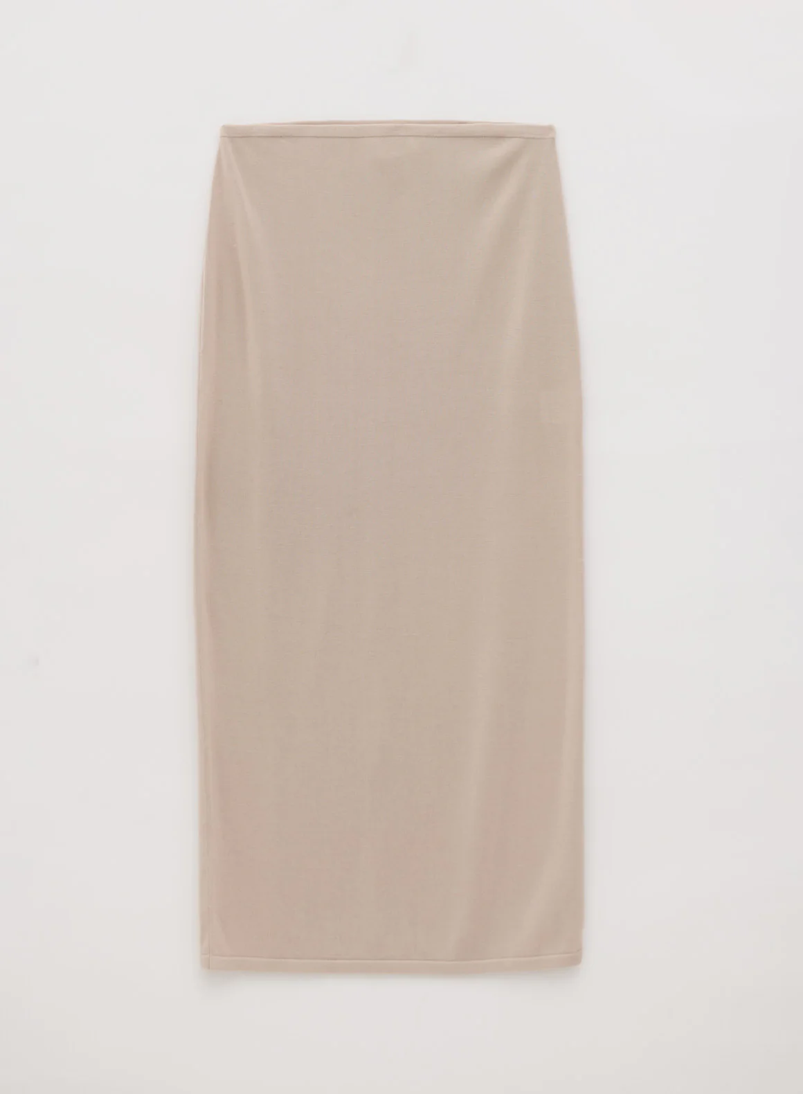 Sand Silk Knit Maxi Skirt - Image 8